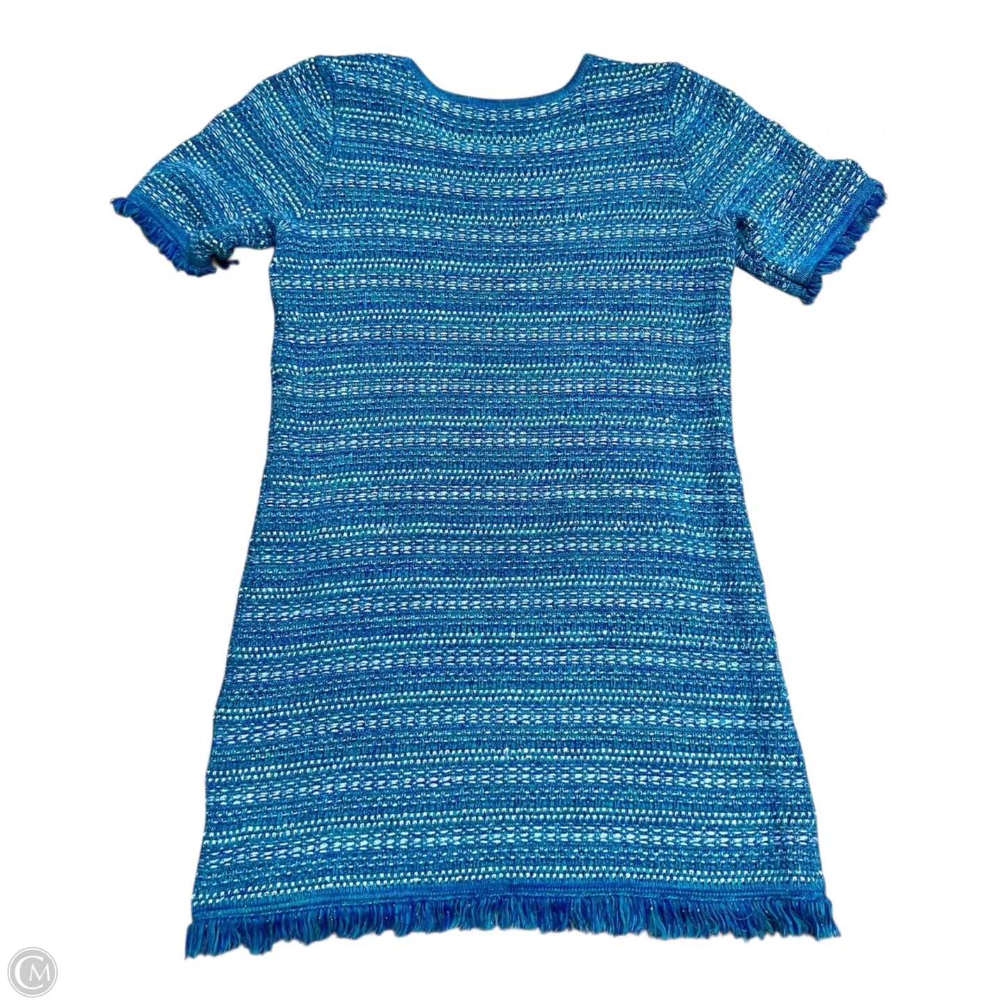 Dress Designer By Lilly Pulitzer In Blue & White, Size: L