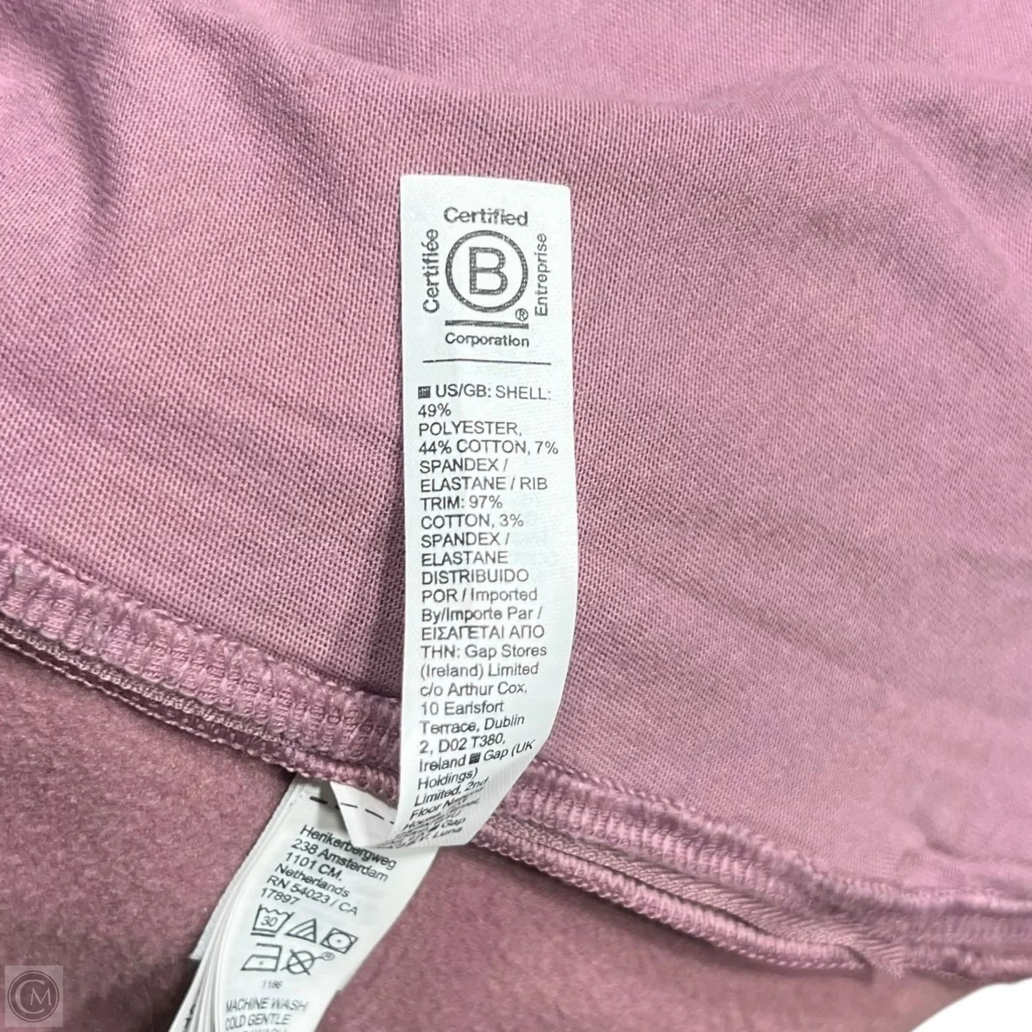 Sweatshirt Hoodie By Athleta In Mauve, Size: M