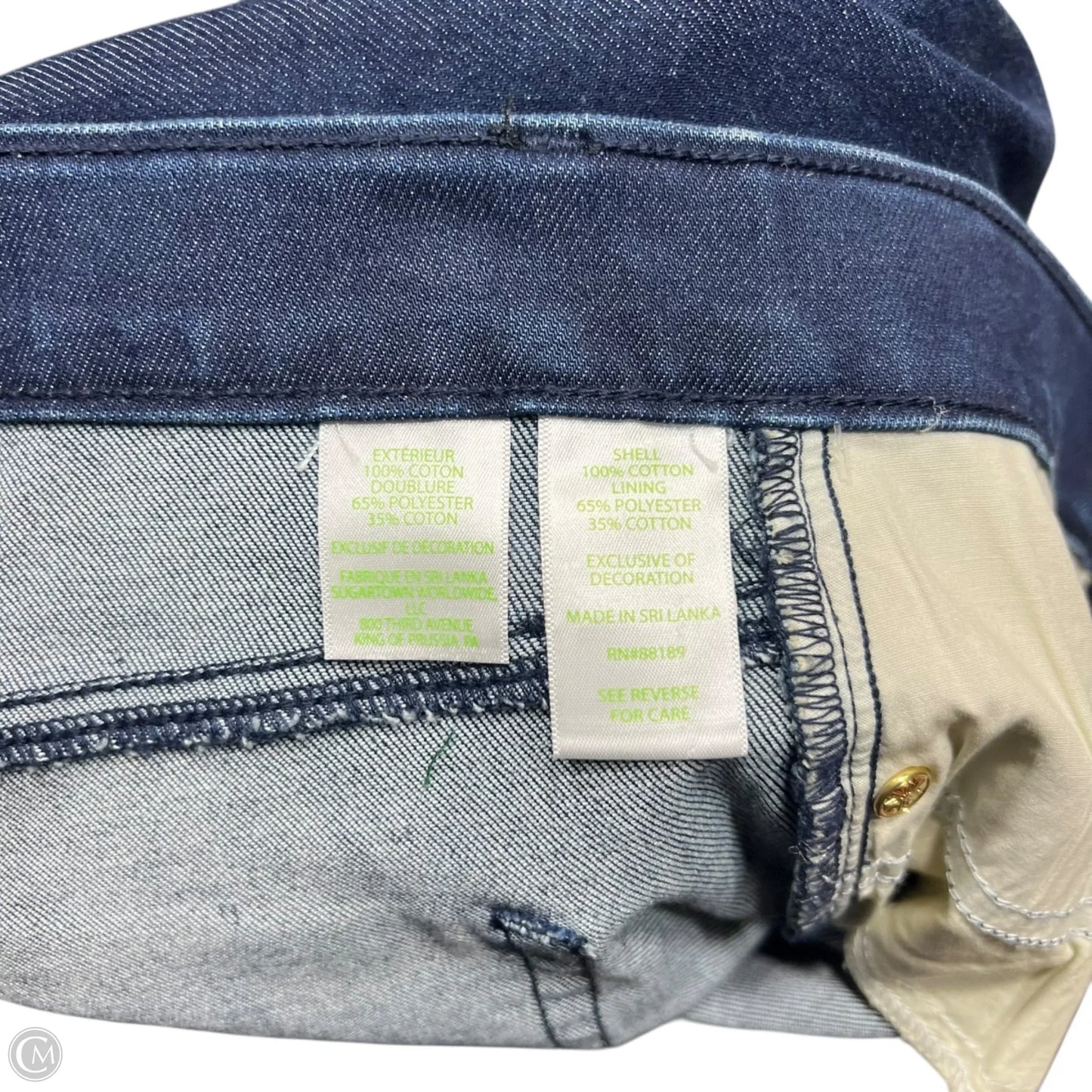 Jeans Designer By Lilly Pulitzer In Blue Denim, Size: 0
