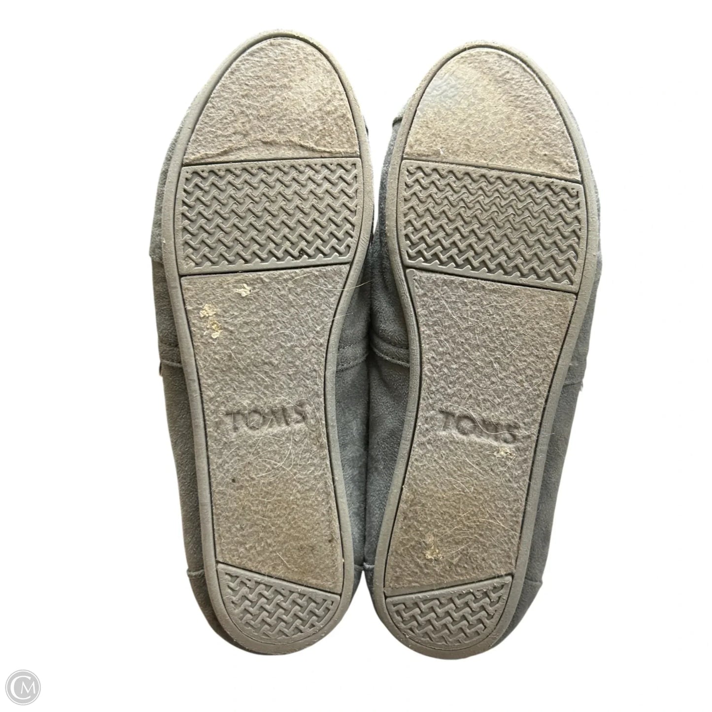Shoes Flats By Toms In Grey, Size: 7.5