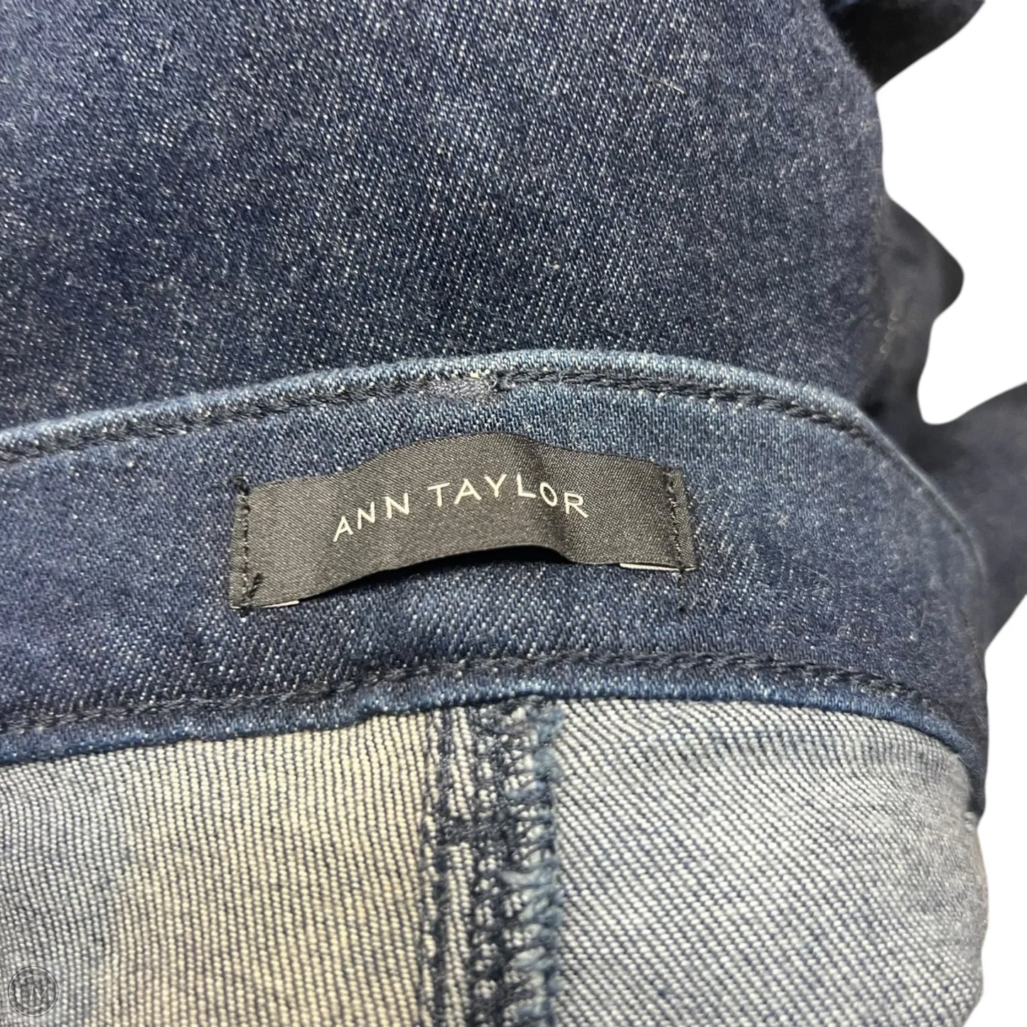 Jeans Flared By Ann Taylor In Blue Denim, Size: 4