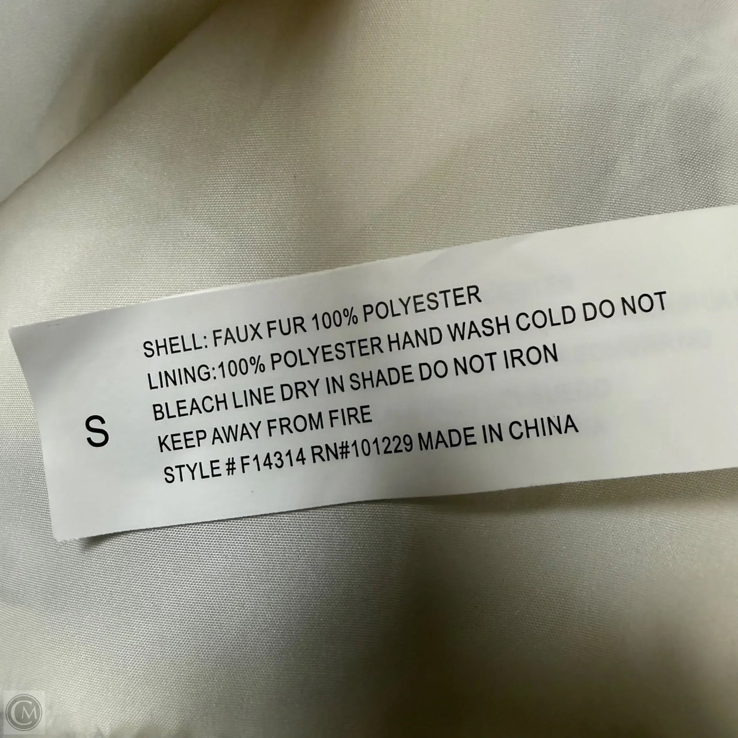 Coat Other By Stoosh In Black & White, Size: S