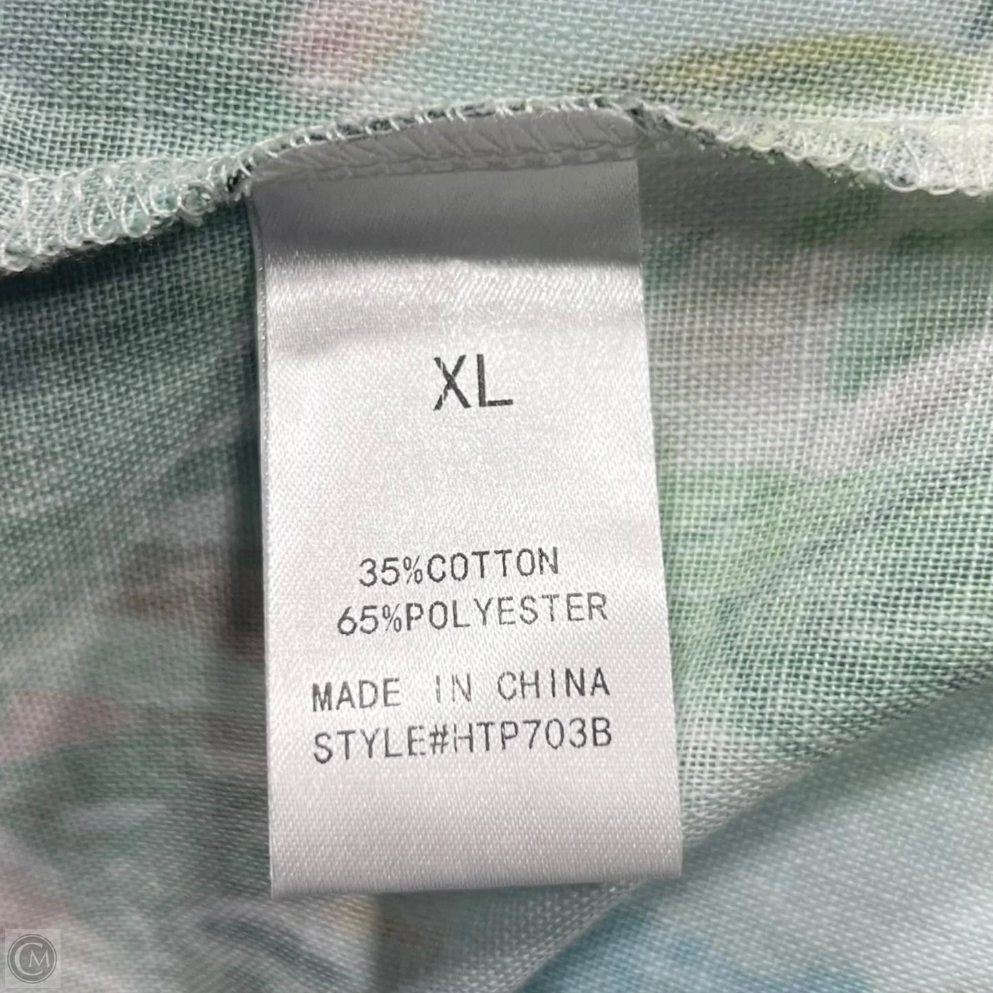 Pants Linen By Fashion Nova In Blue & Green, Size: Xl
