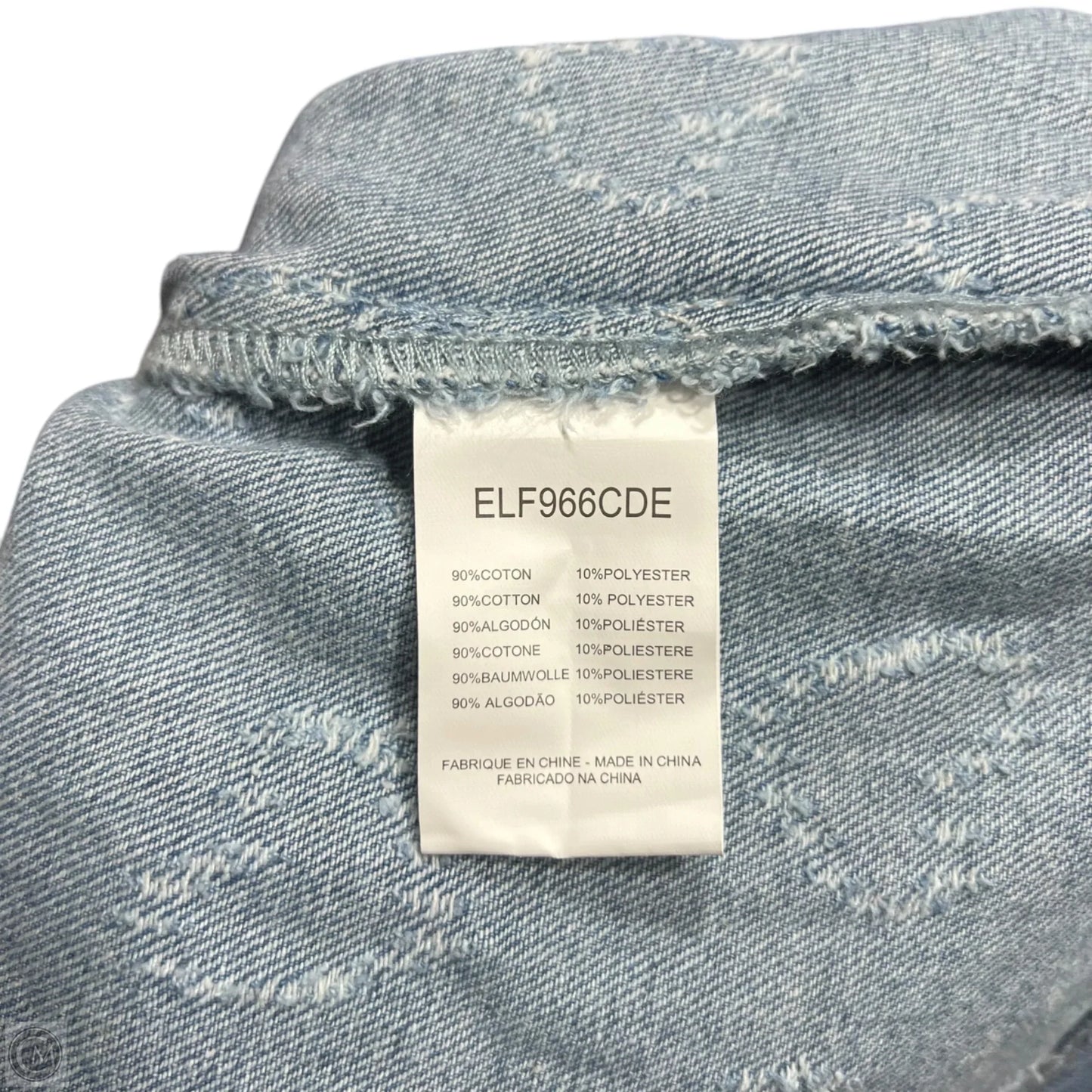 Jacket Denim By Lili Sidonio In Blue Denim, Size: Xl