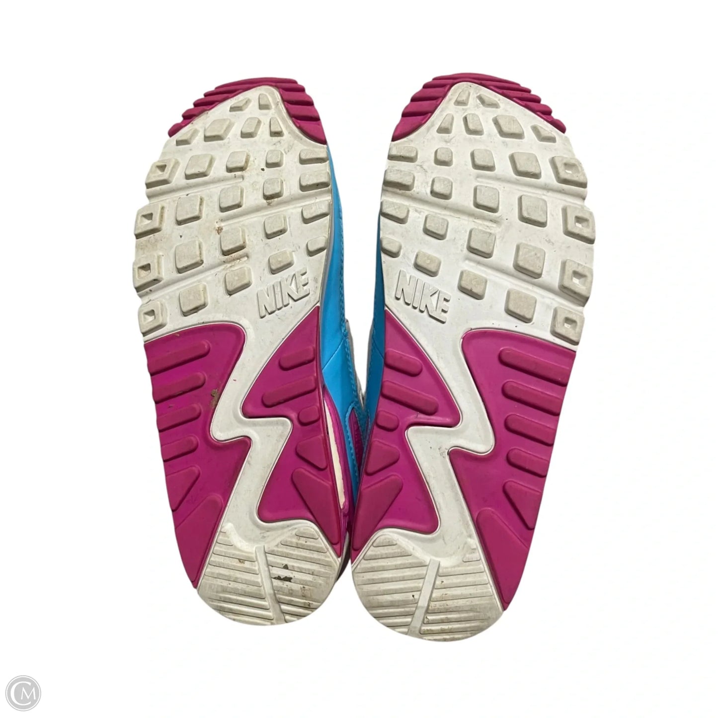 Shoes Sneakers By Nike In Blue & Pink, Size: 8