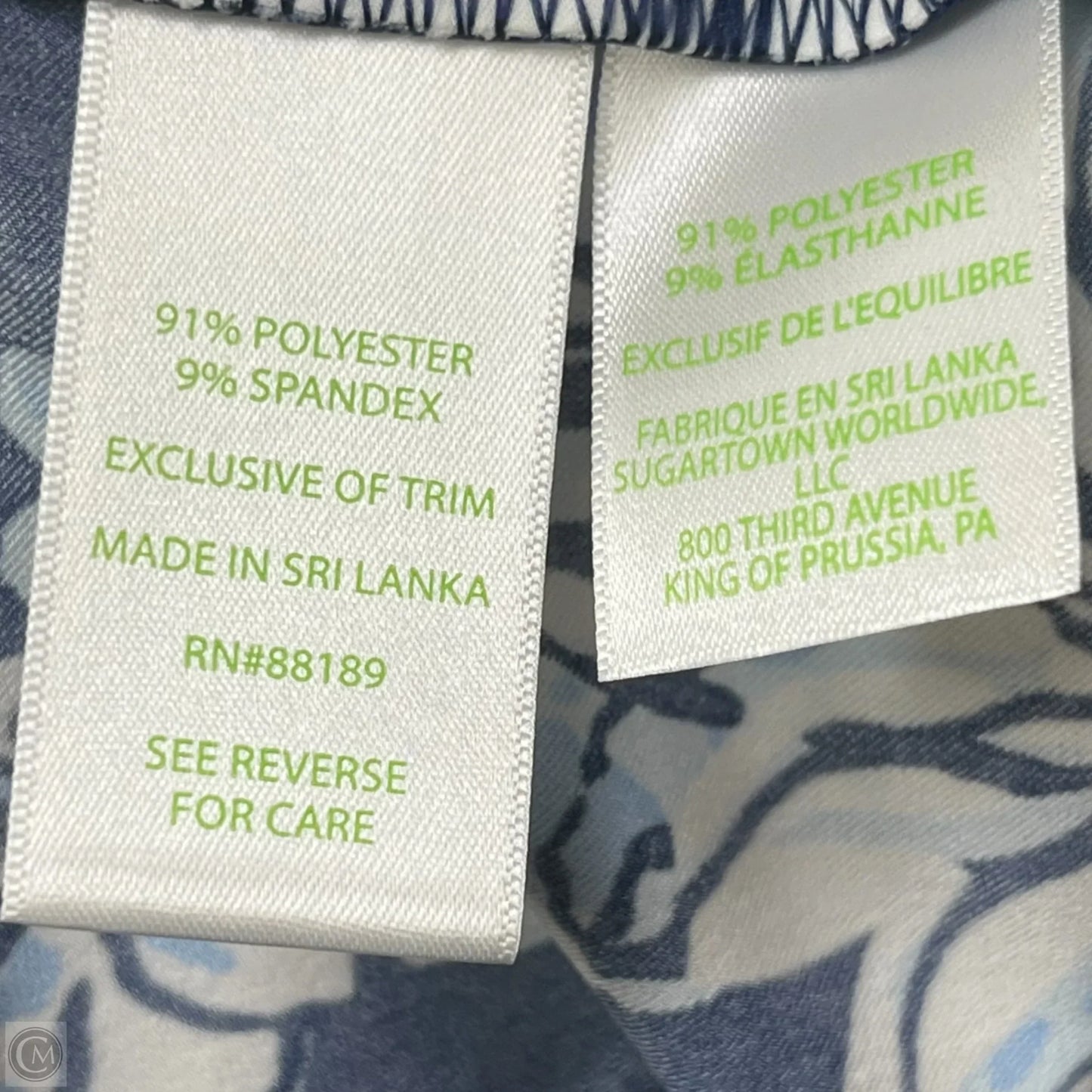 Pants Designer By Lilly Pulitzer In Blue, Size: 16