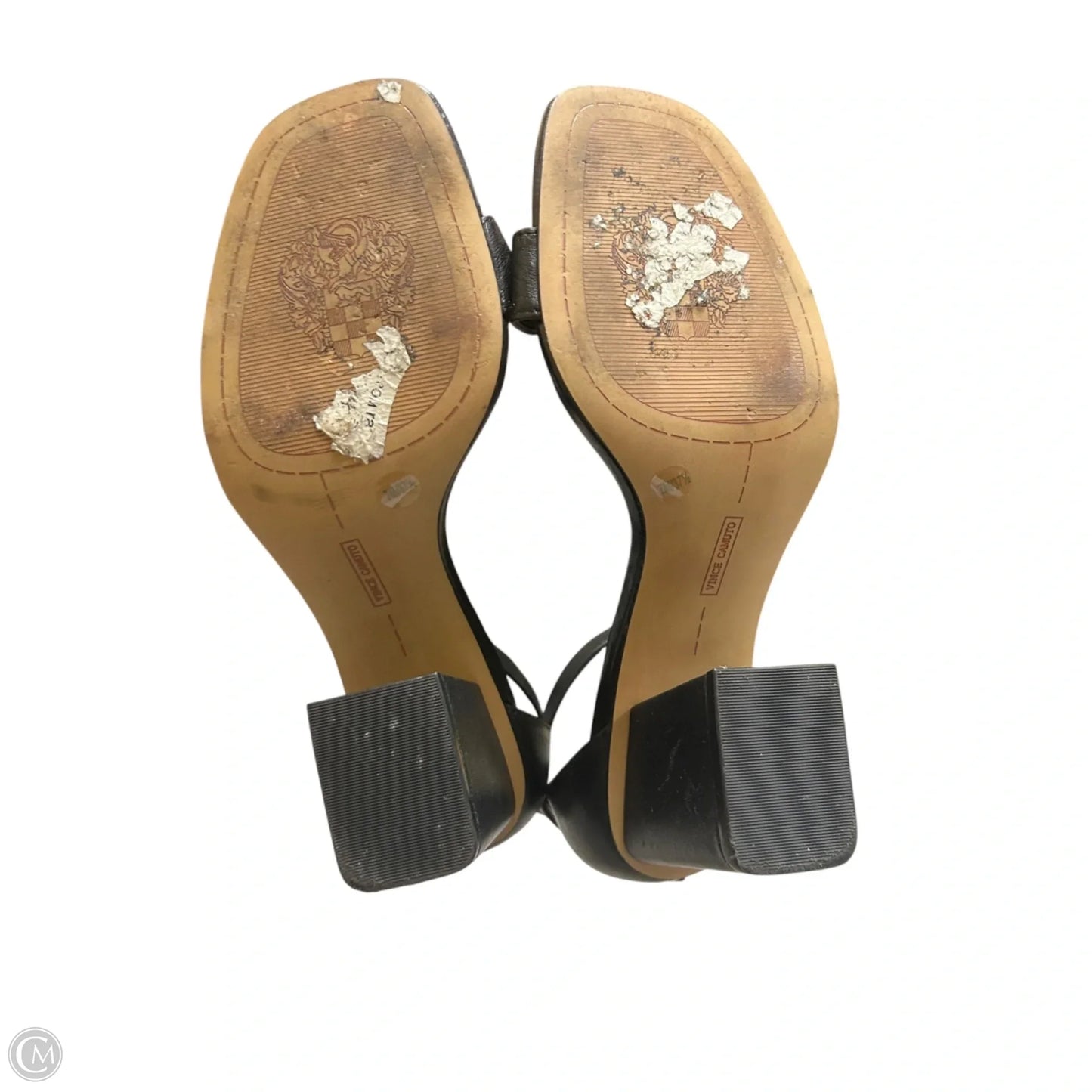 Sandals Heels Block By Vince Camuto In Black, Size: 7