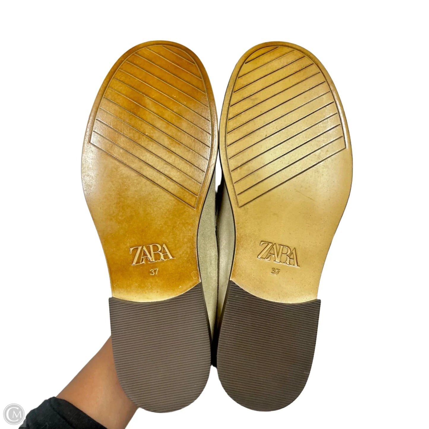 Shoes Flats By Zara In Taupe, Size: 6.5