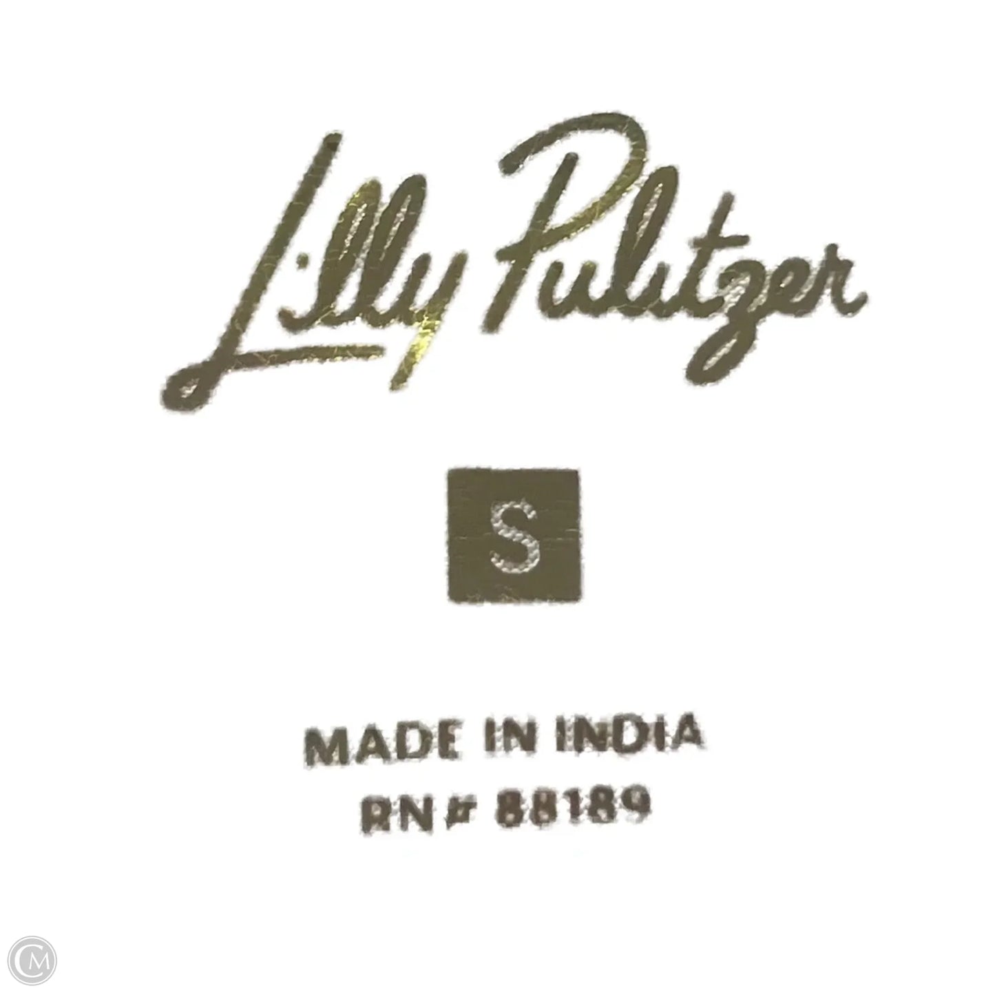 Dress Designer By Lilly Pulitzer In Pink & White, Size: S