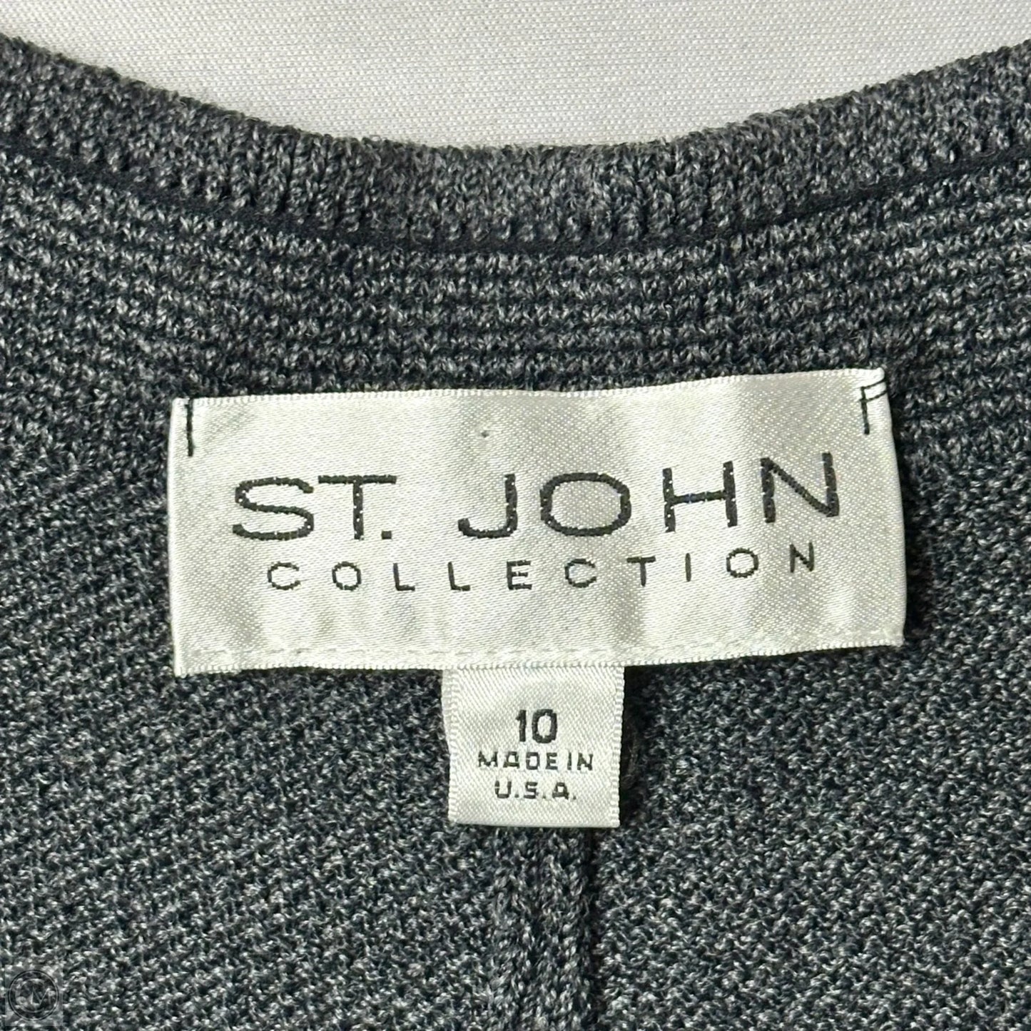 Pants Luxury Designer By St John Collection In Grey, Size: 10