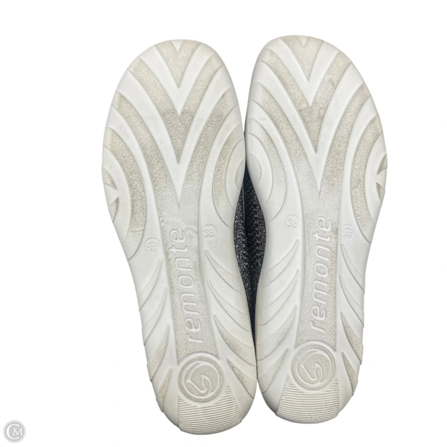 Shoes Athletic By Remonte In Black & Silver, Size: 7