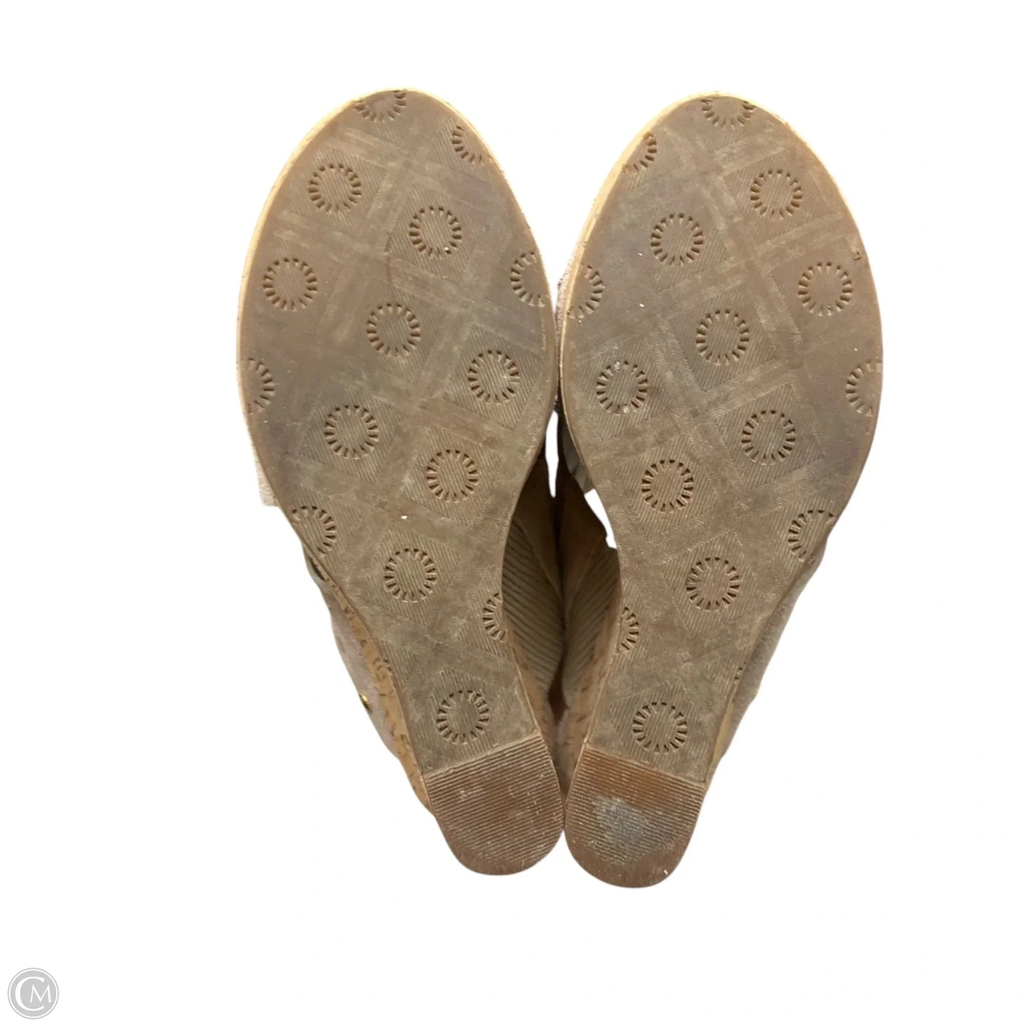 Sandals Designer By Ugg In Taupe, Size: 7.5