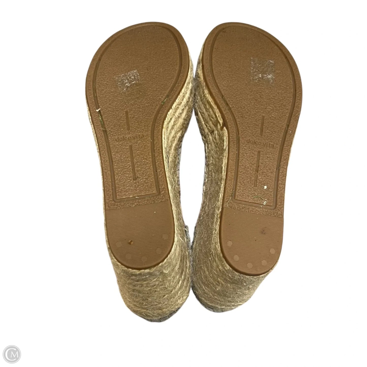 Sandals Heels Wedge By Dolce Vita In Grey, Size: 9.5
