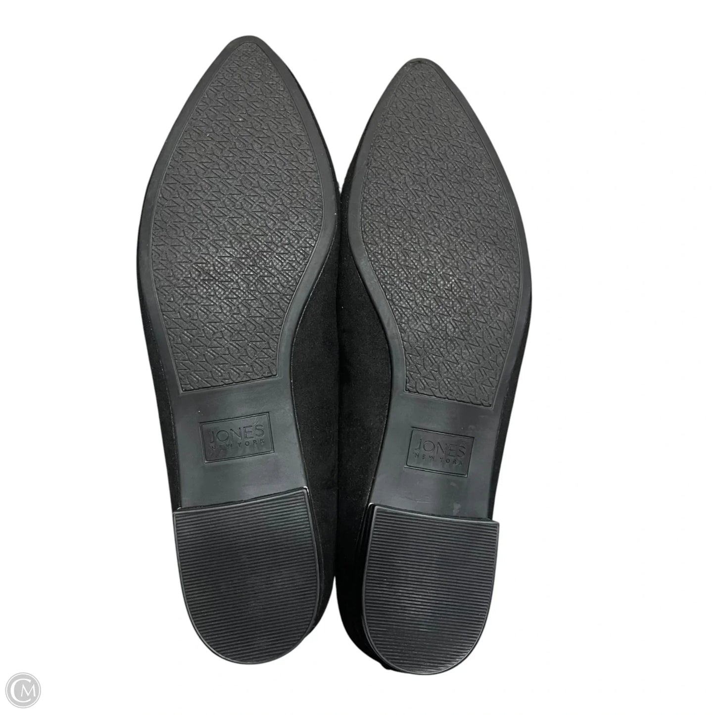 Shoes Flats By Jones New York In Black & Silver, Size: 9