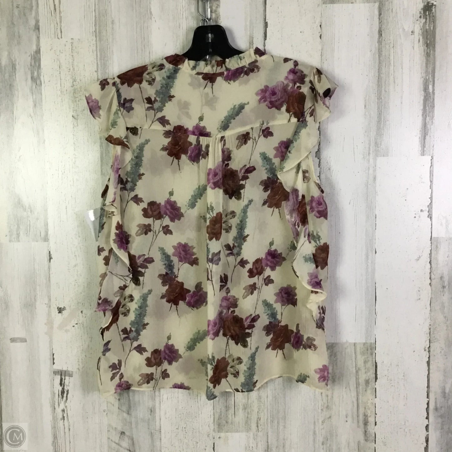 Top Sleeveless By Paige In Cream, Size: M