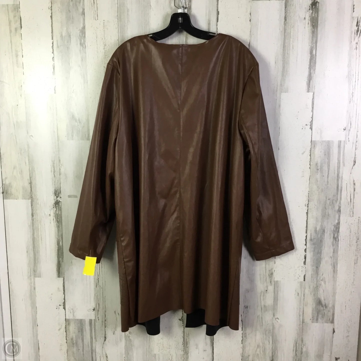 Cardigan By Clothes Mentor In Brown, Size: 3x