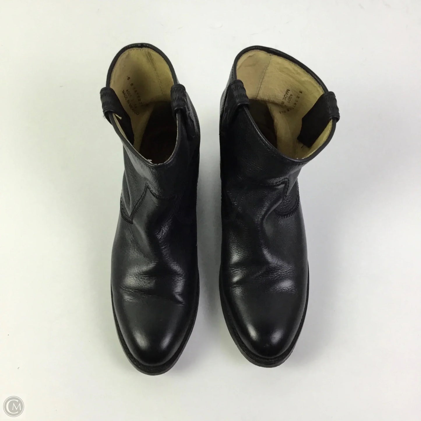 Boots Designer By Frye In Black, Size: 9