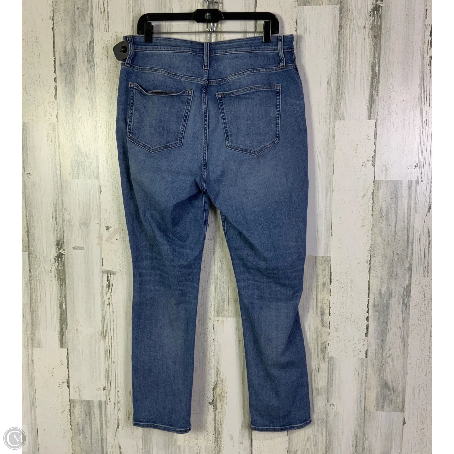 Jeans Straight By J. Crew In Blue Denim, Size: 14