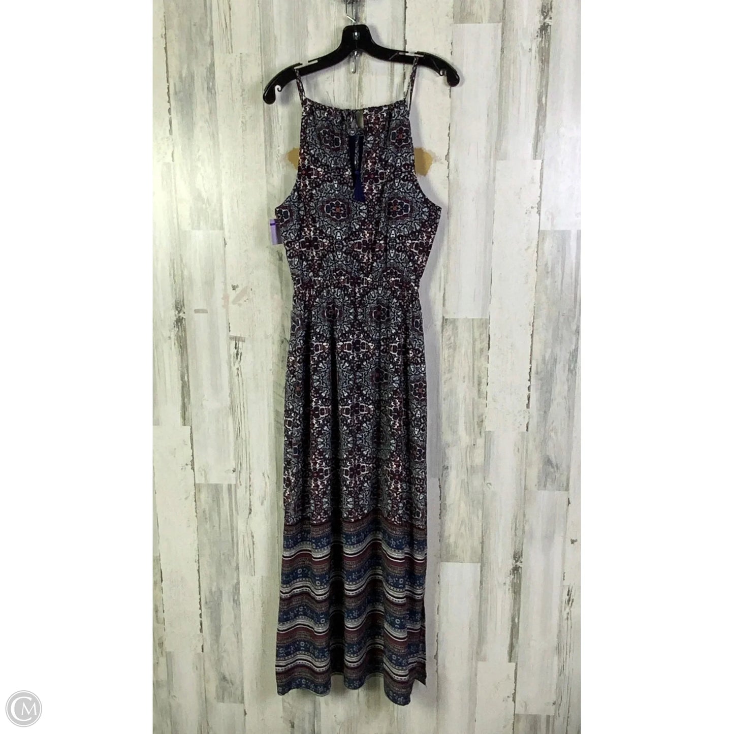 Dress Casual Maxi By Athleta In Blue & Orange, Size: S