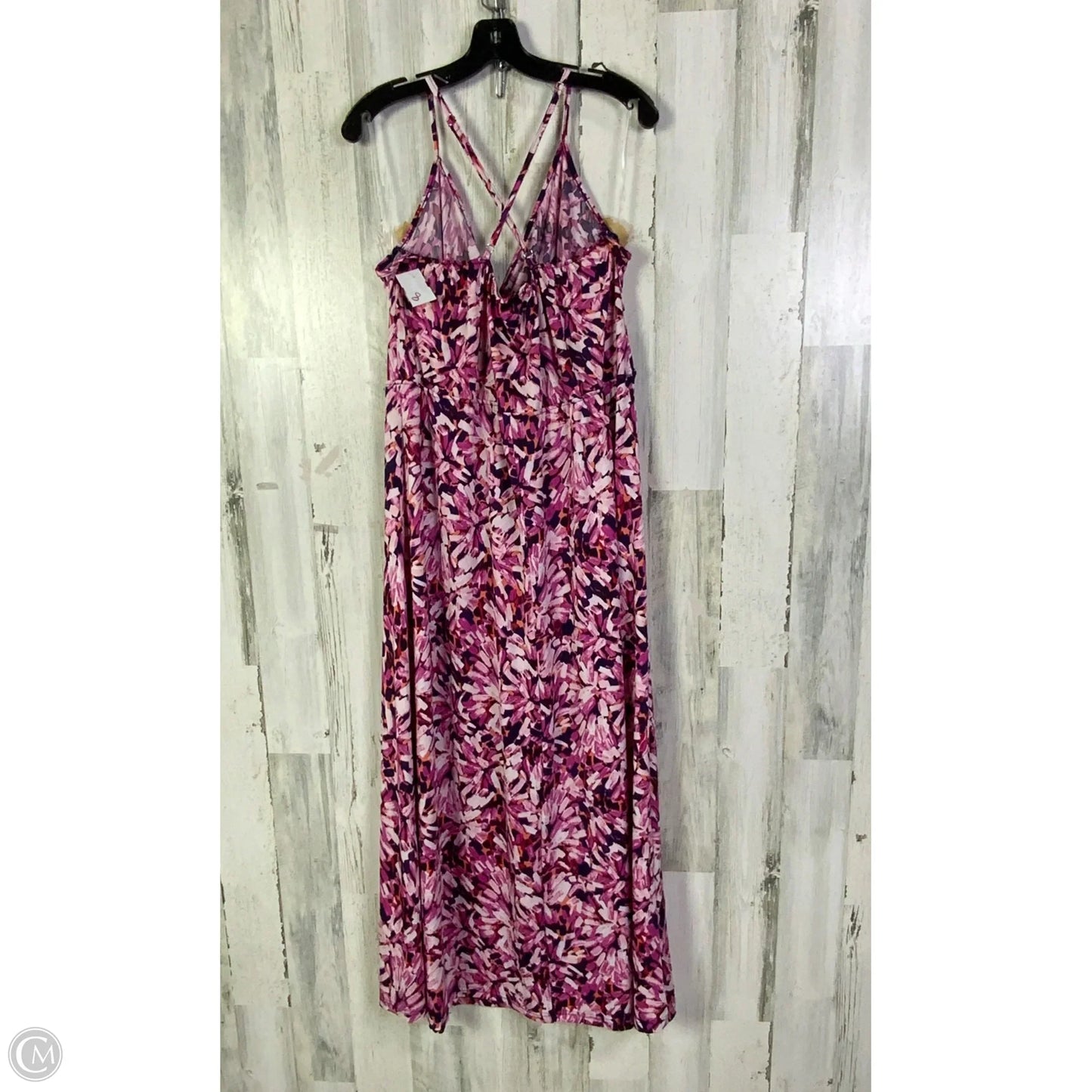 Dress Casual Maxi By Clothes Mentor In Pink & Purple, Size: Xxl