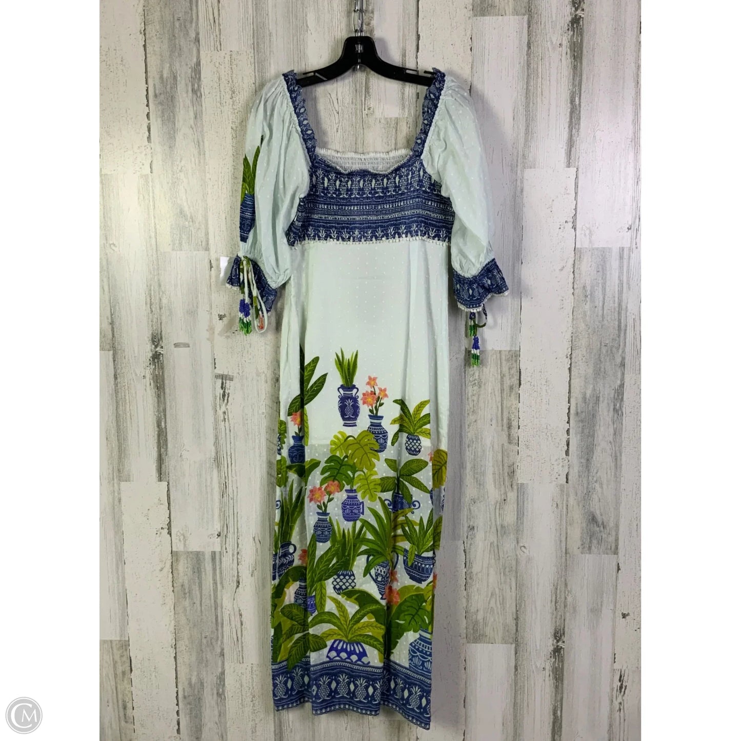 Dress Casual Maxi By Farm Rio In Floral Print, Size: S