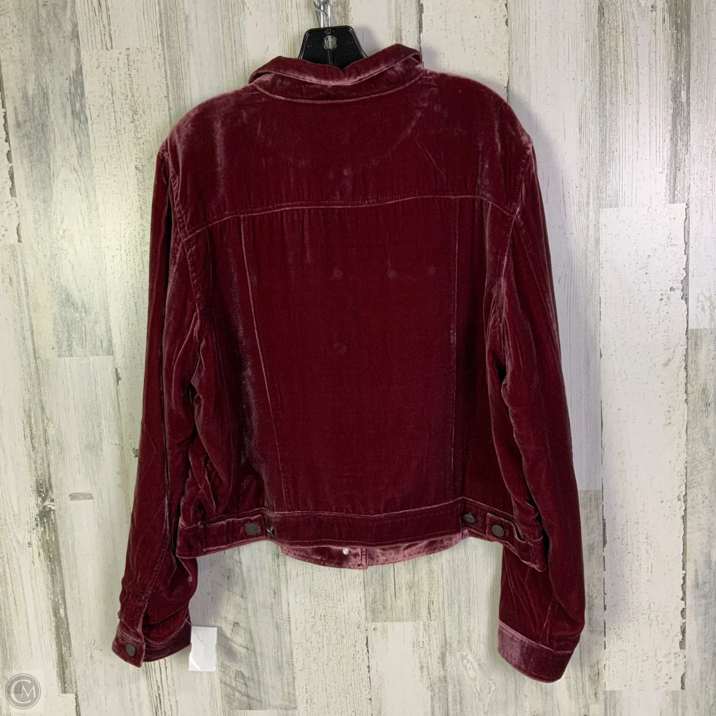 Jacket Shirt By Sundance In Maroon, Size: Xl