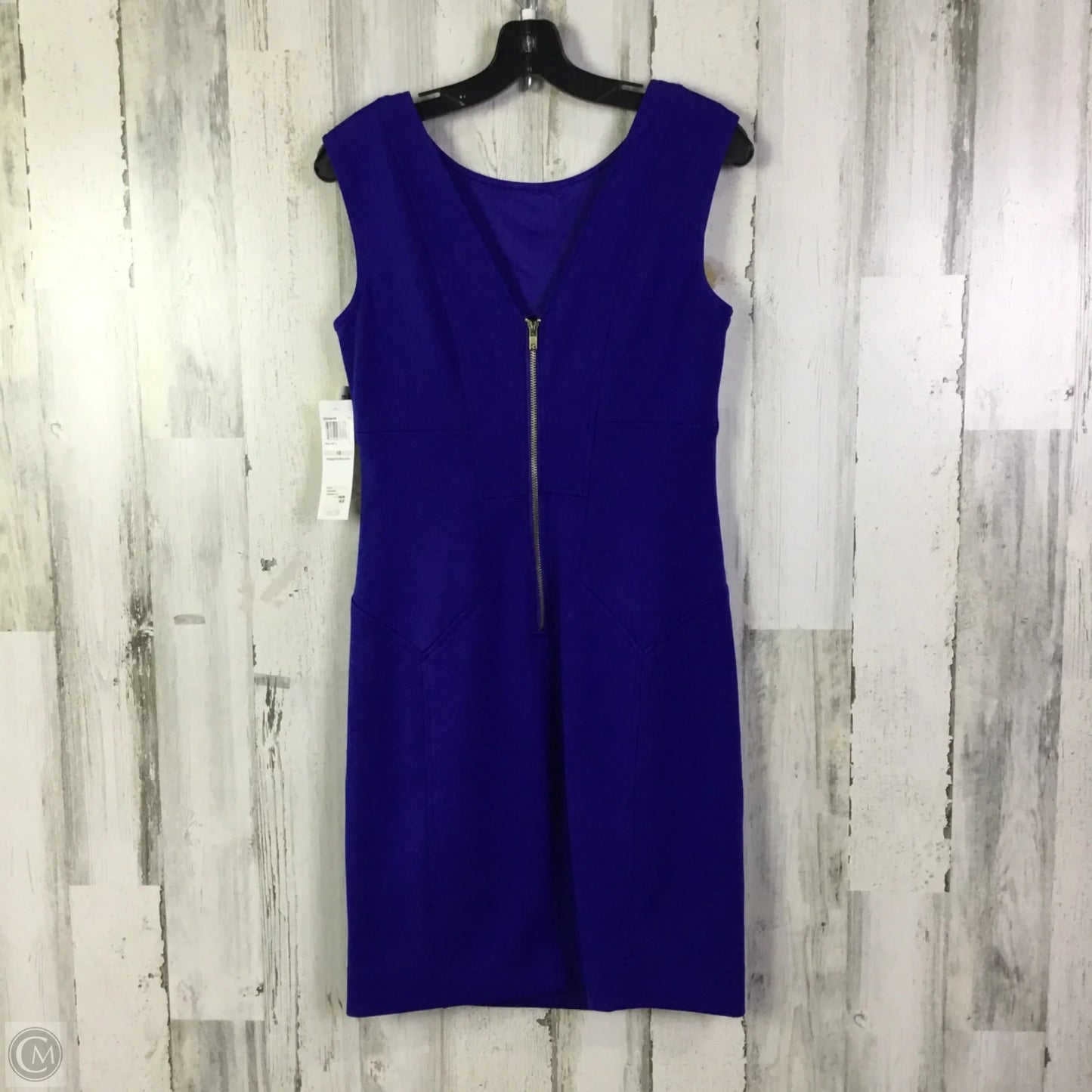 Dress Work By Maggy London In Blue, Size: M