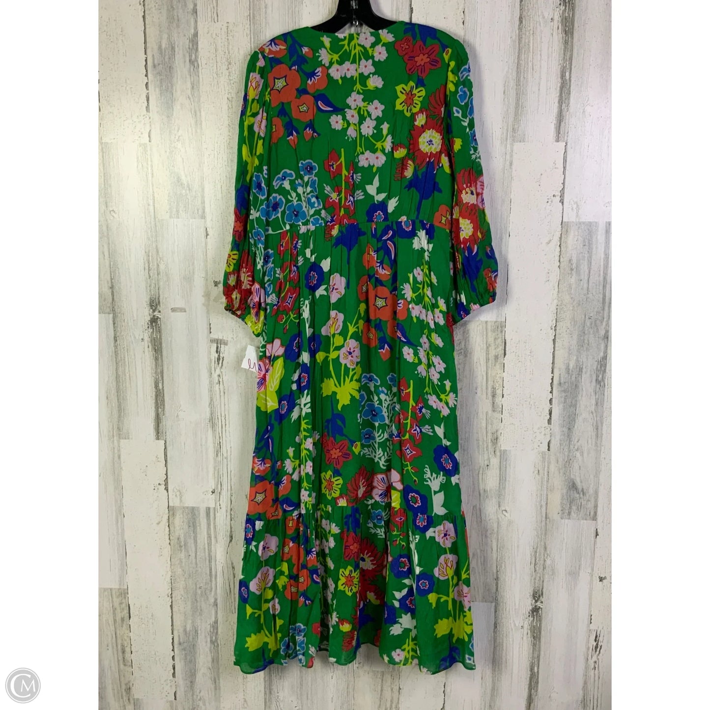 Dress Casual Maxi By Boden In Blue & Green, Size: Mp
