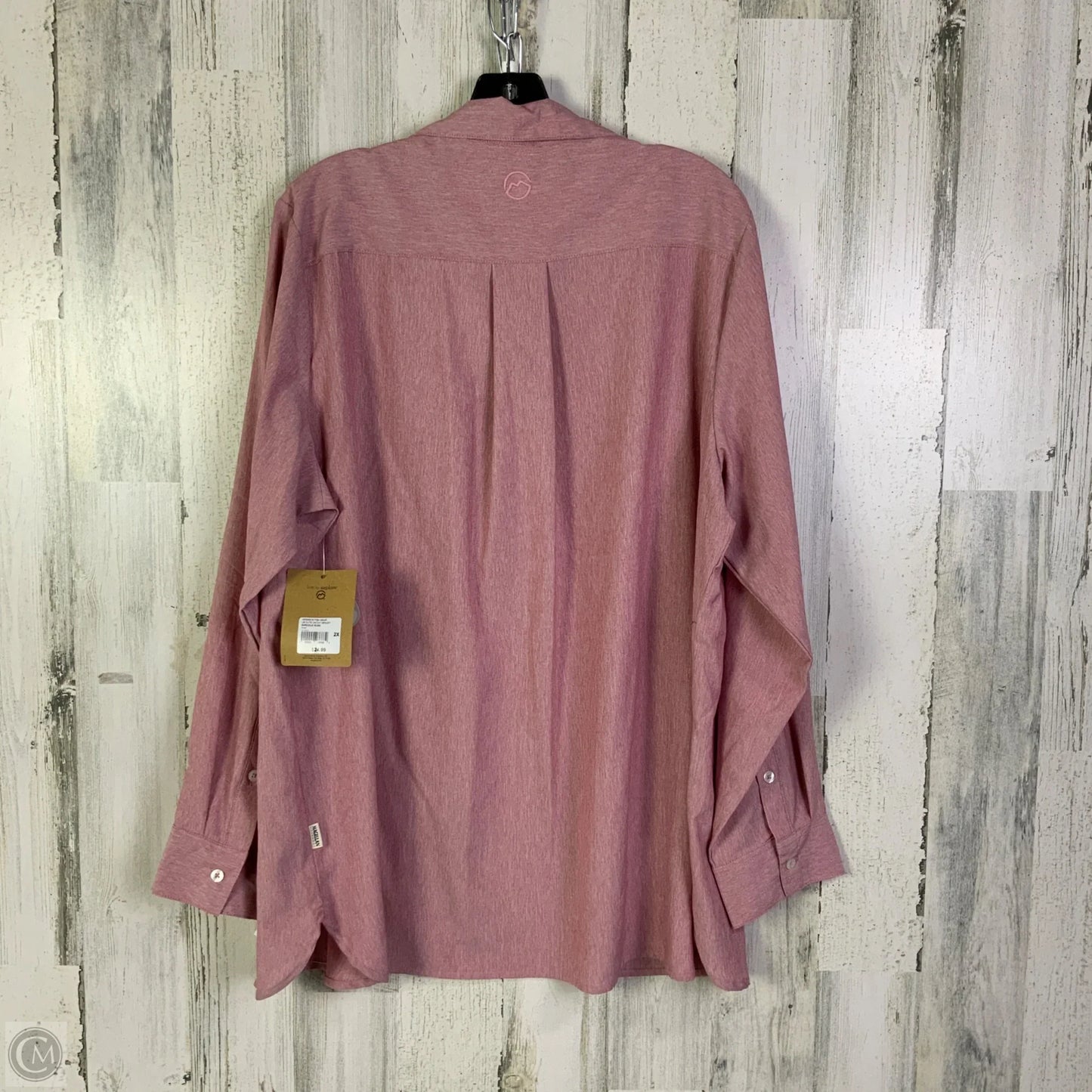 Top Long Sleeve By Magellan In Red, Size: 2x