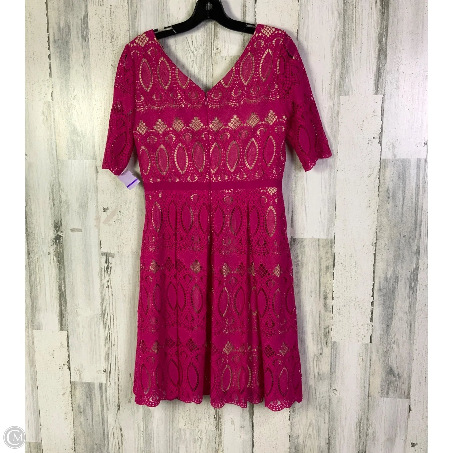 Dress Party Short By Antonio Melani In Pink & Tan, Size: S