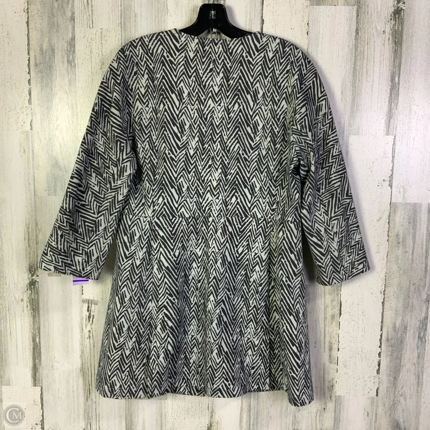 Jacket Shirt By Cabi In Black & White, Size: M