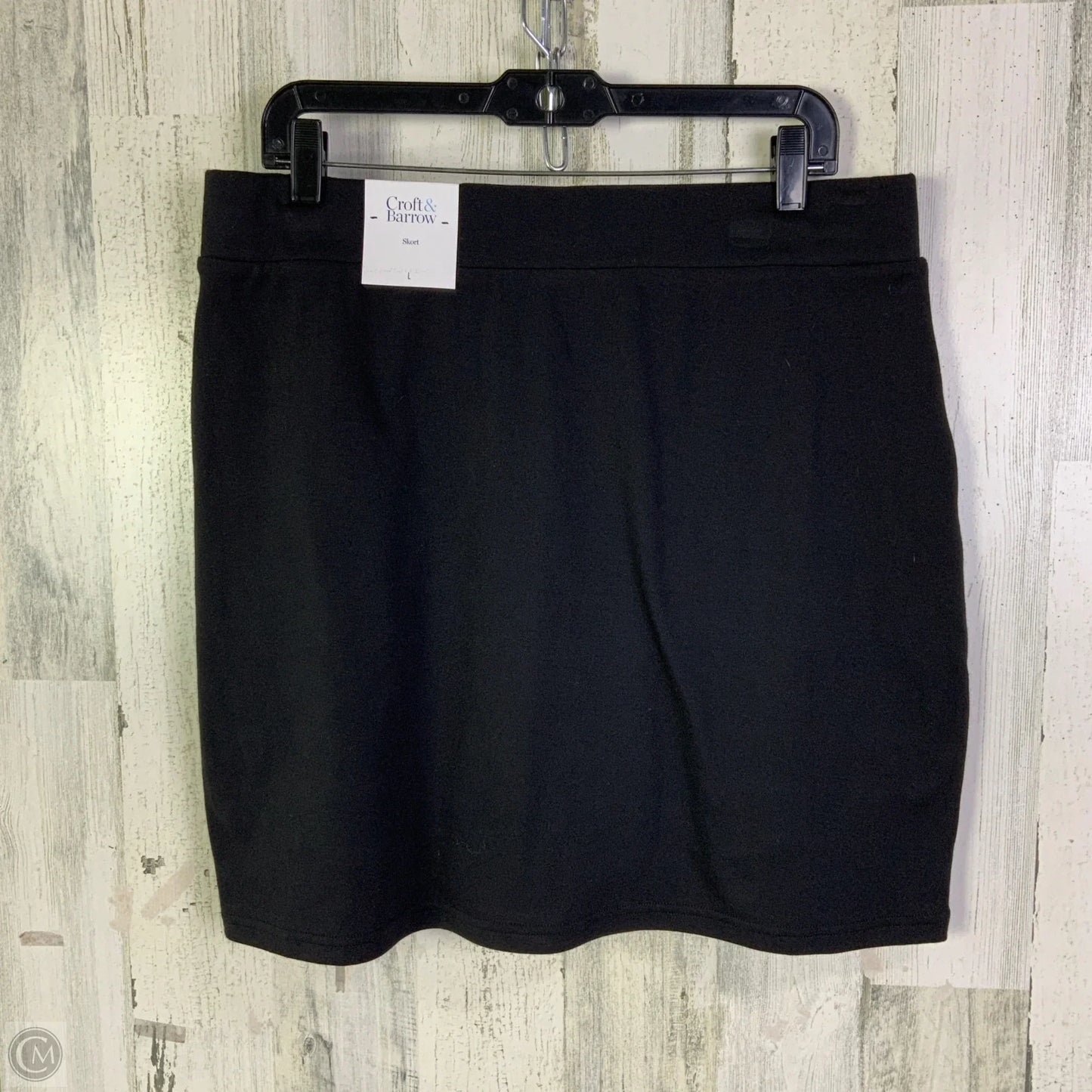 Skort By Croft And Barrow In Black, Size: 12