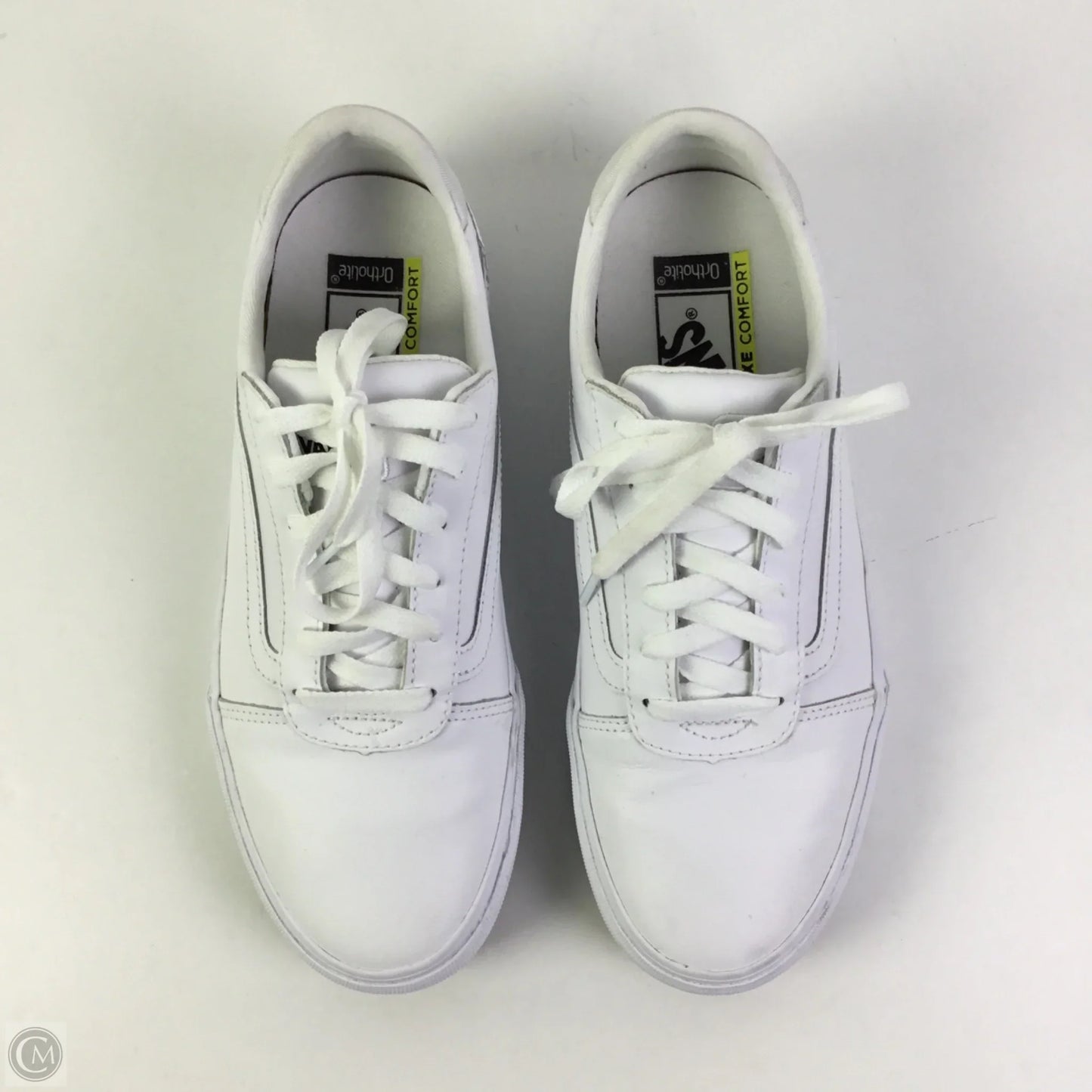 Shoes Sneakers By Vans In White, Size: 9.5