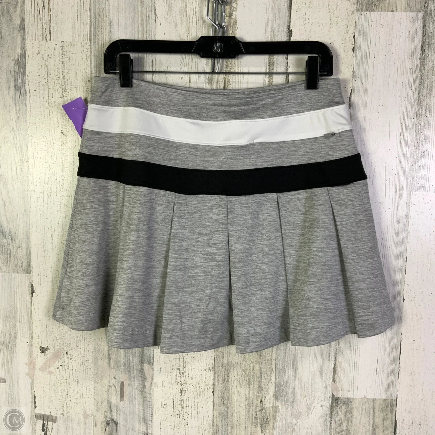 Athletic Skort By Slazenger In Grey, Size: M