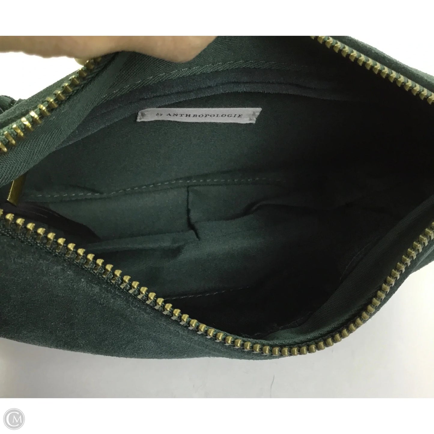 Handbag Leather By Anthropologie, Size: Small