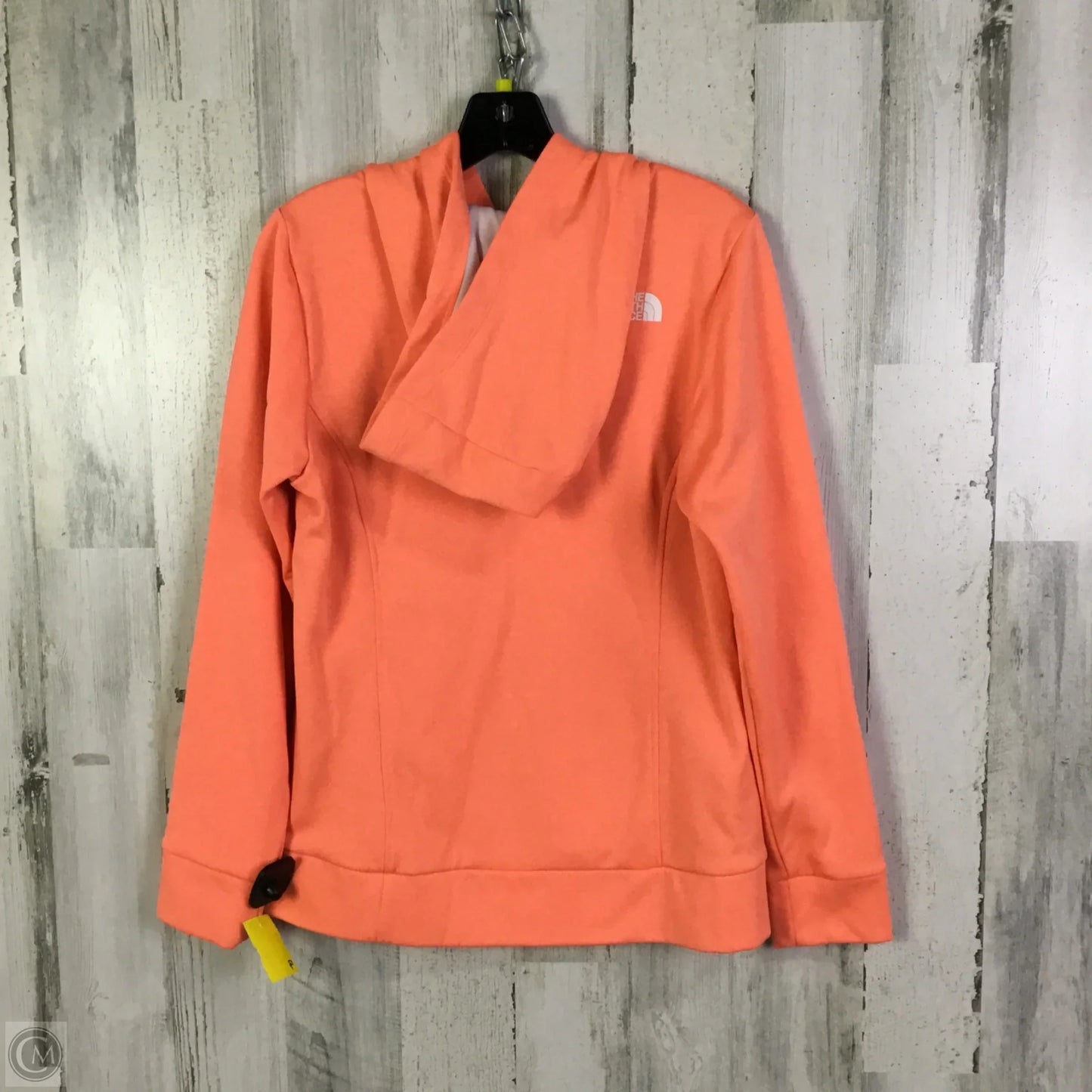 Athletic Sweatshirt Hoodie By The North Face In Orange, Size: M