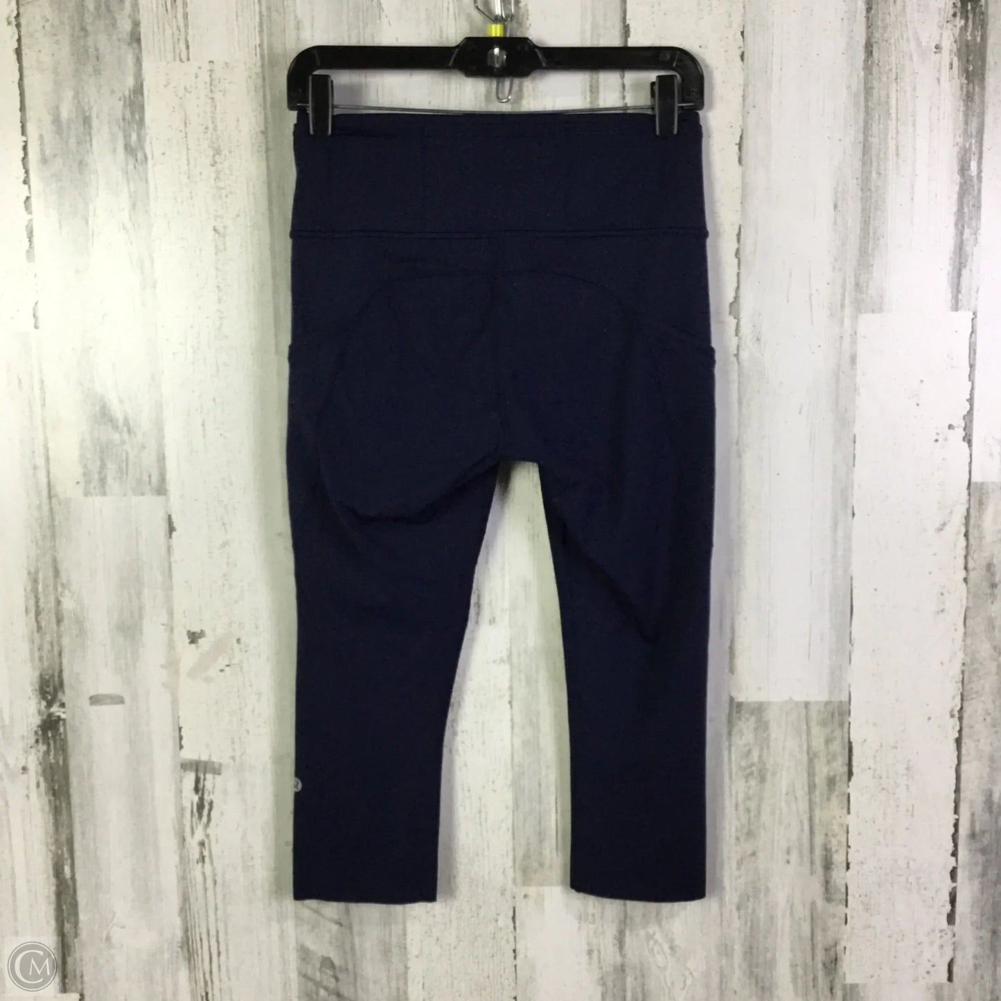 Athletic Capris By Lululemon In Blue, Size: 8