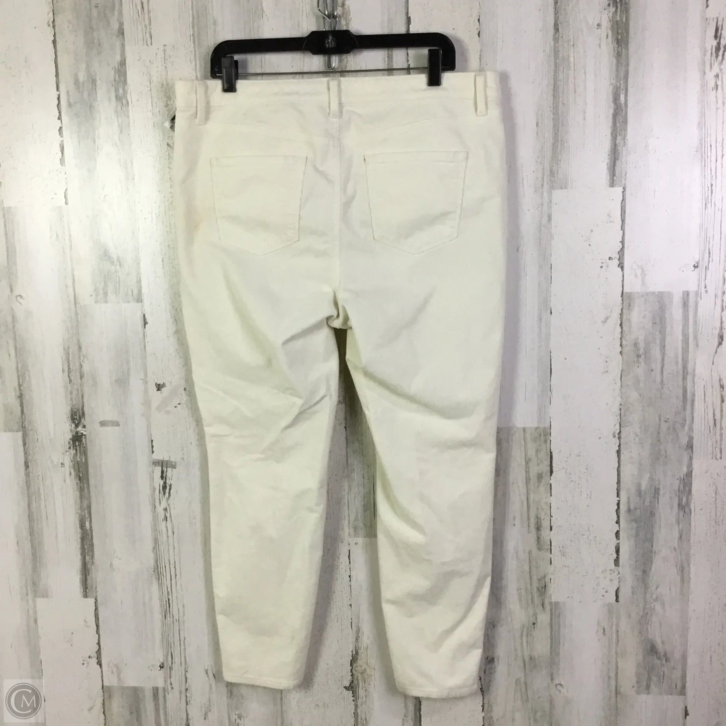 Pants Corduroy By Talbots In Cream, Size: 16