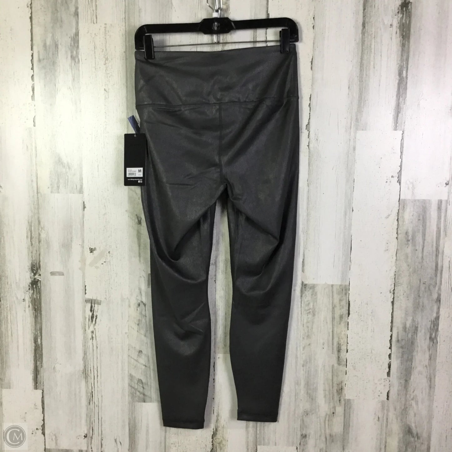 Athletic Leggings By 90 Degrees By Reflex In Grey, Size: M