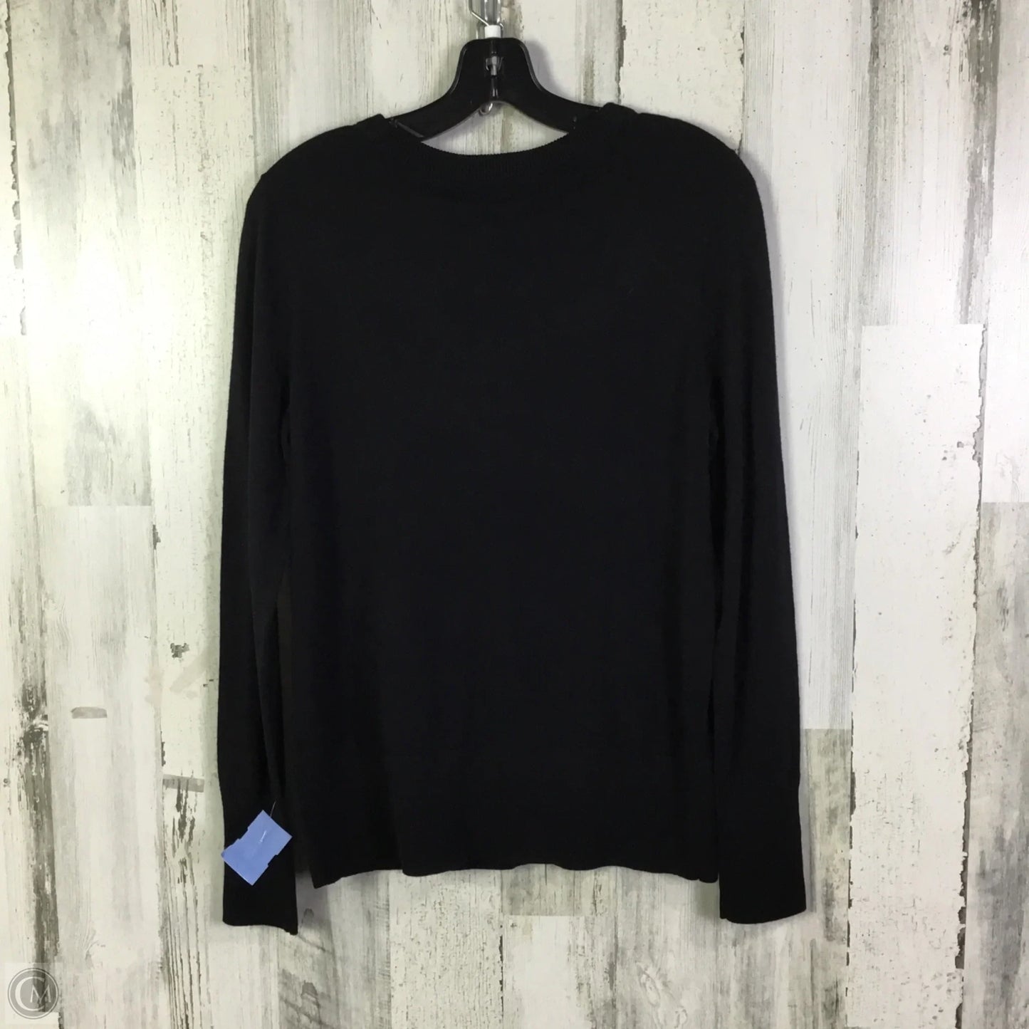 Top Long Sleeve By Halogen In Black, Size: M