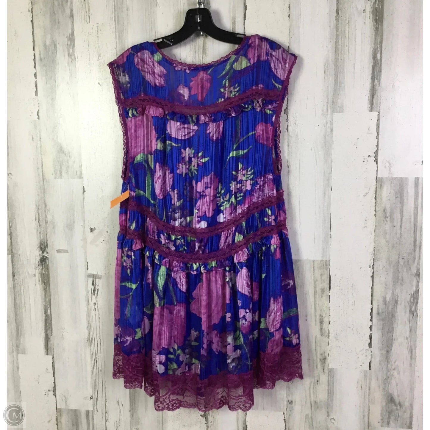 Tunic Sleeveless By Free People In Blue & Purple, Size: S