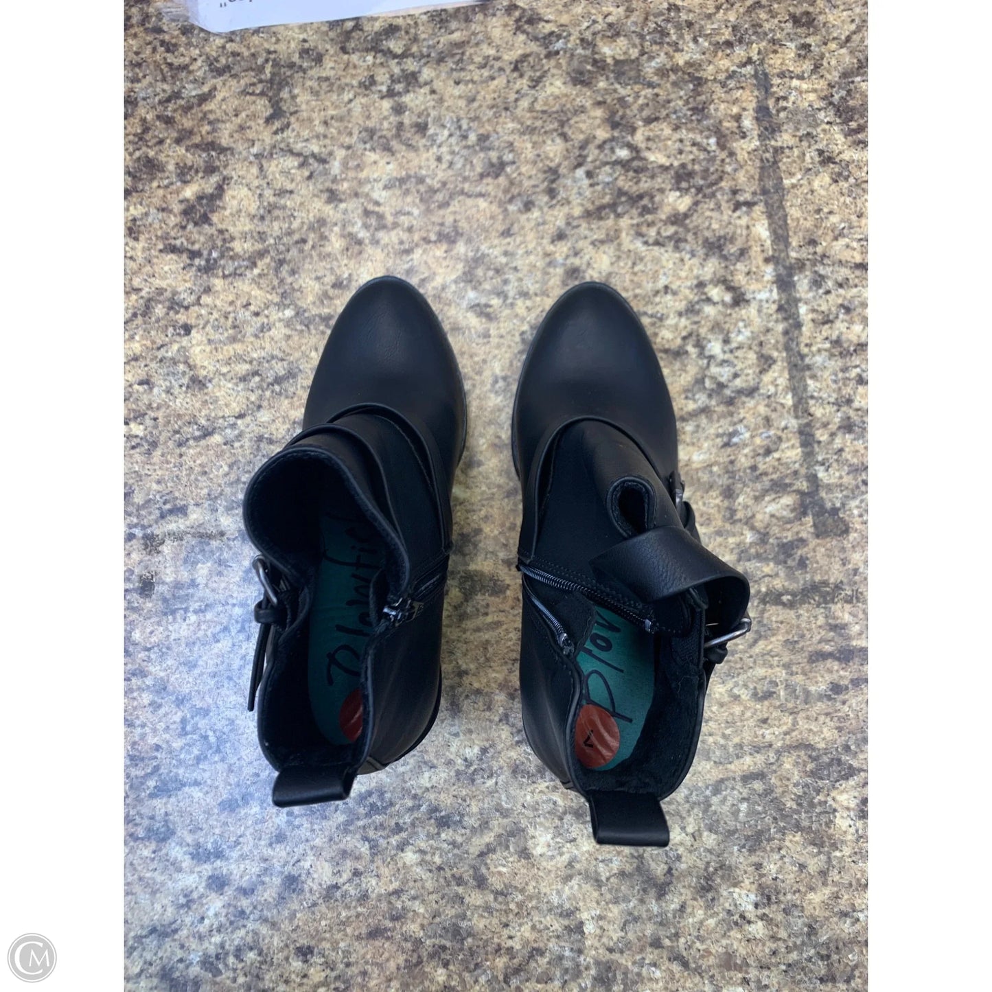 Boots Ankle Heels By Blowfish In Black, Size: 7