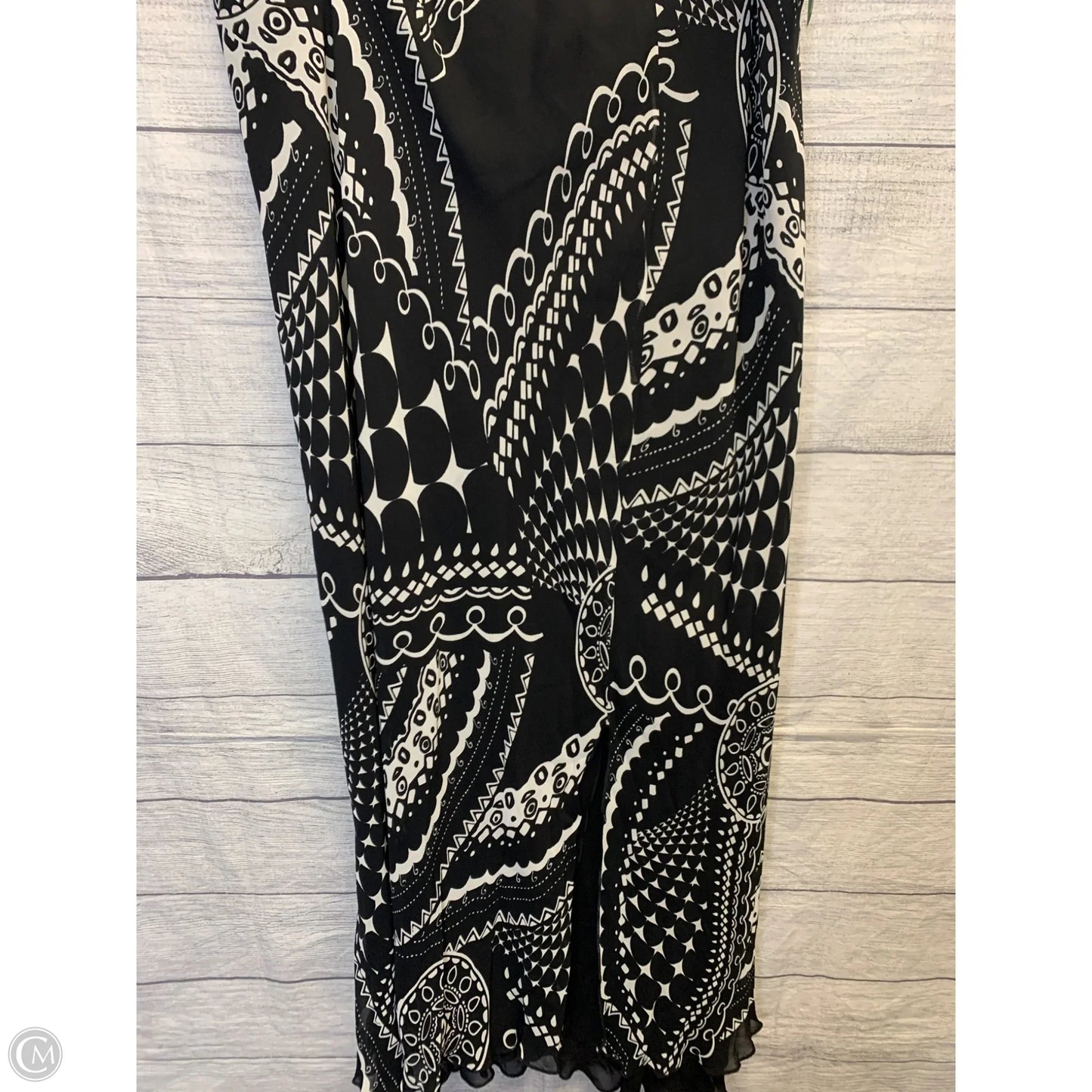 Skirt Maxi By Ashley Stewart In Black & White, Size: 18