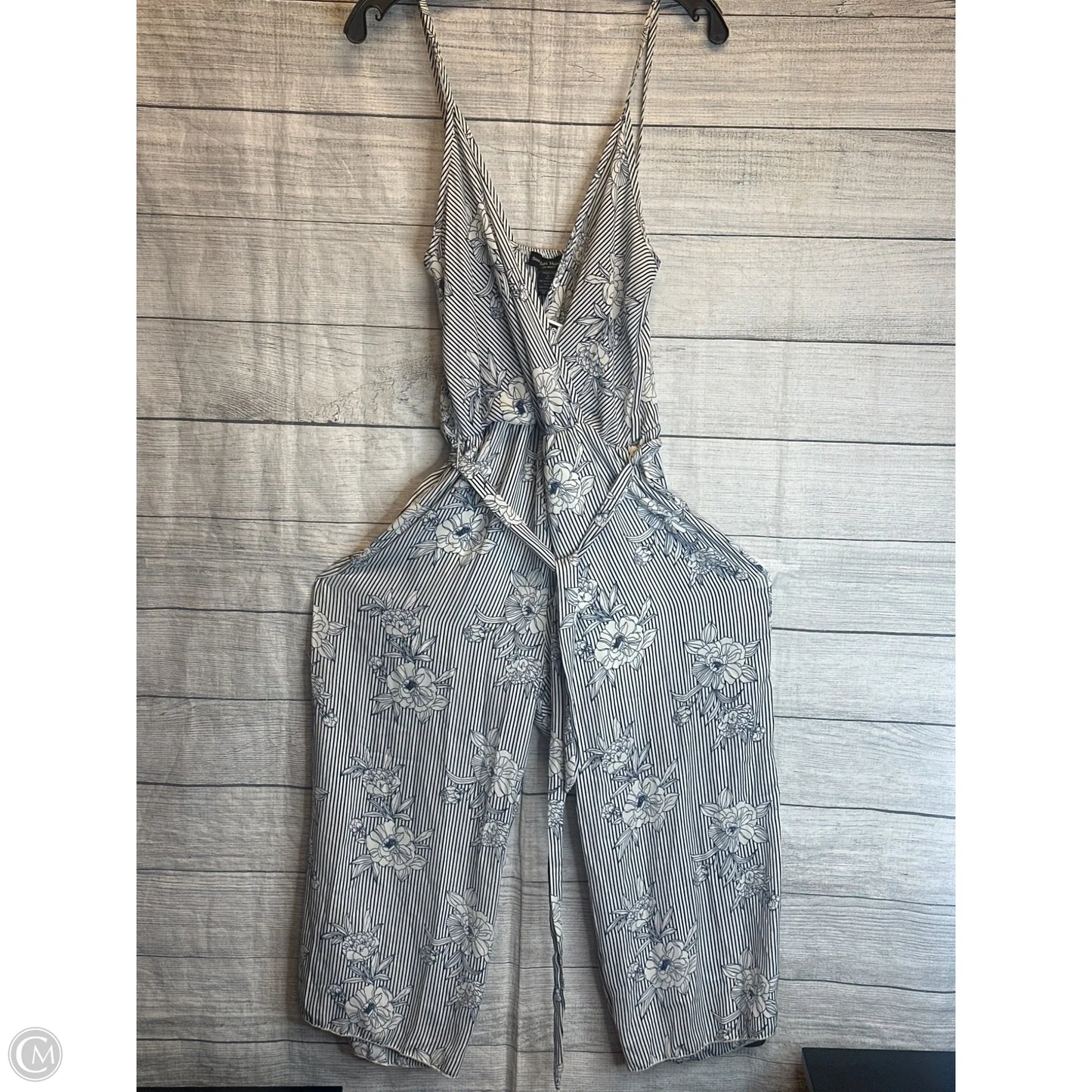 Jumpsuit By See You Monday In Striped Pattern, Size: Xl
