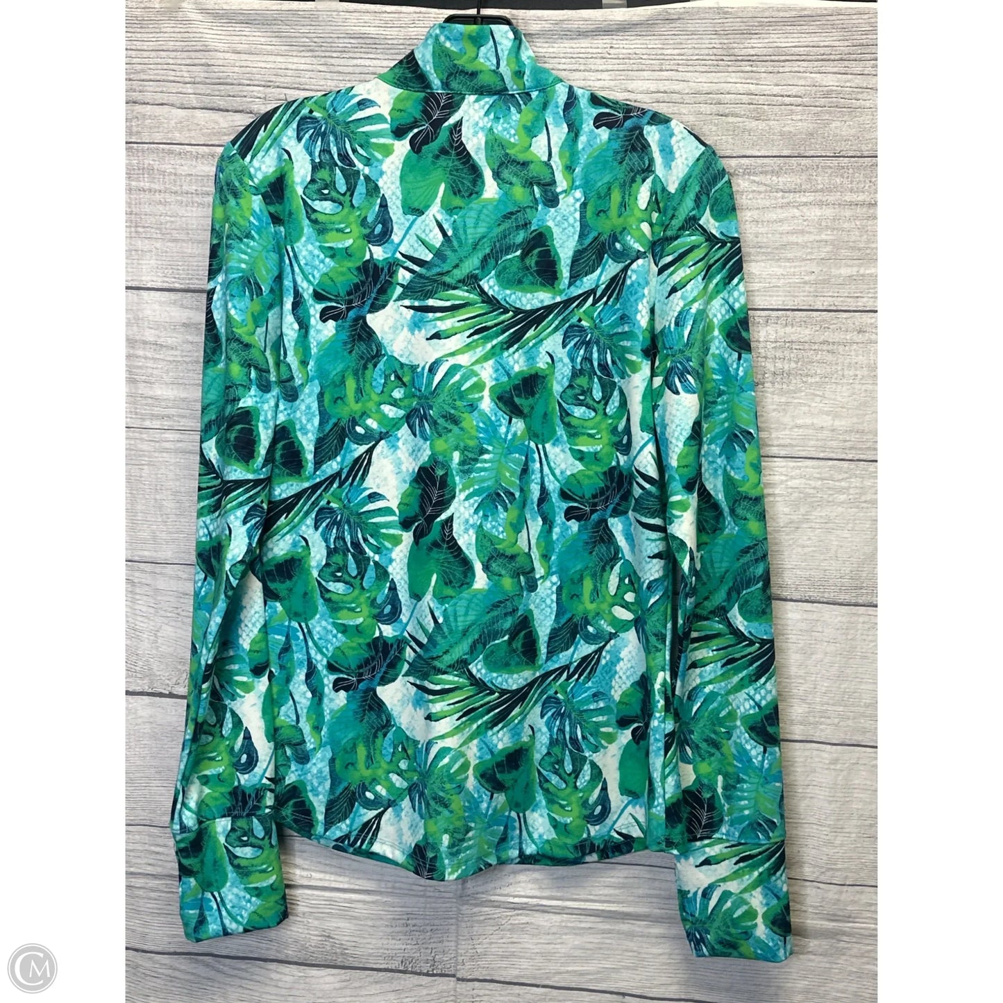 Athletic Jacket By Tommy Bahama In Floral Print, Size: M