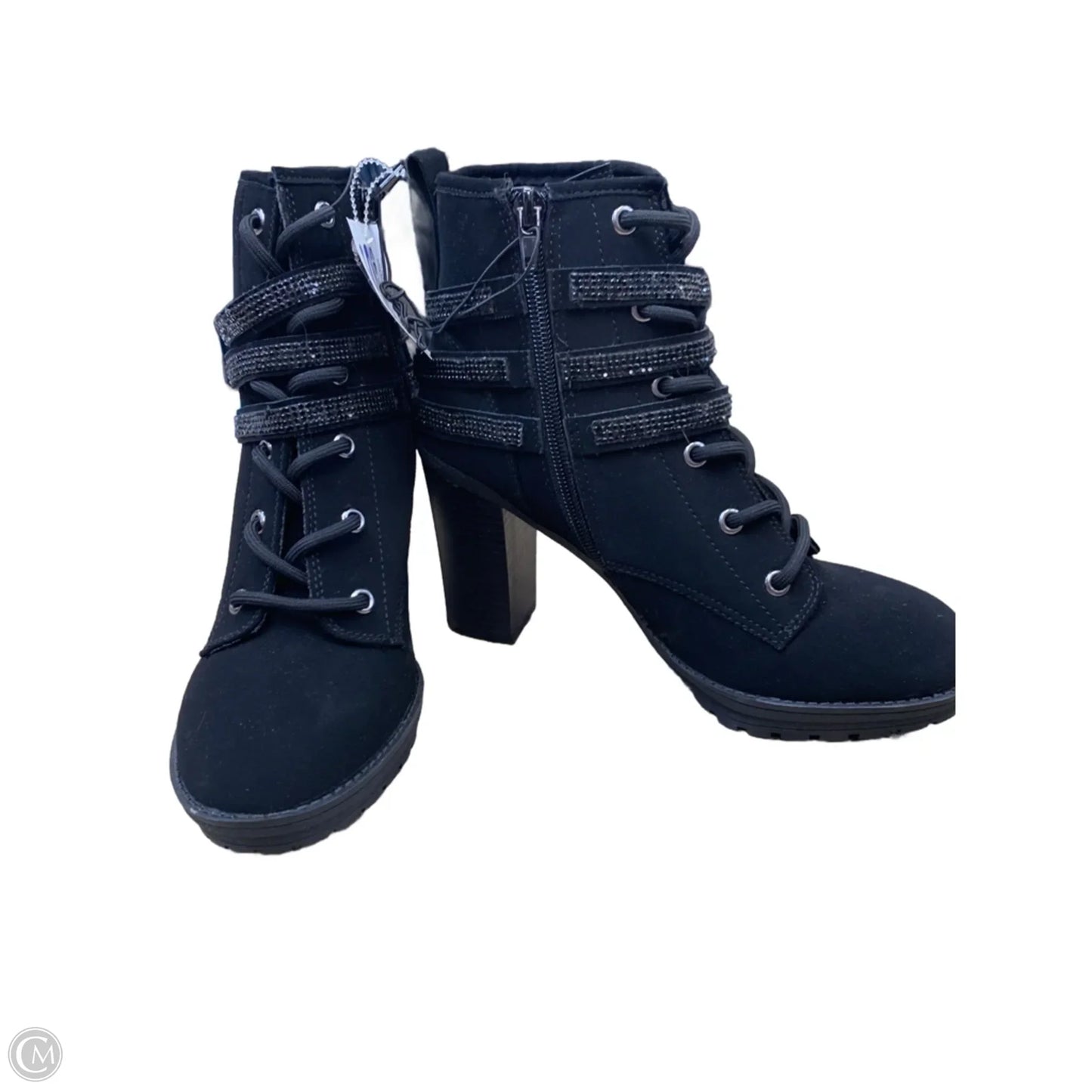 Boots Ankle Heels By Andiano In Black, Size: 7.5