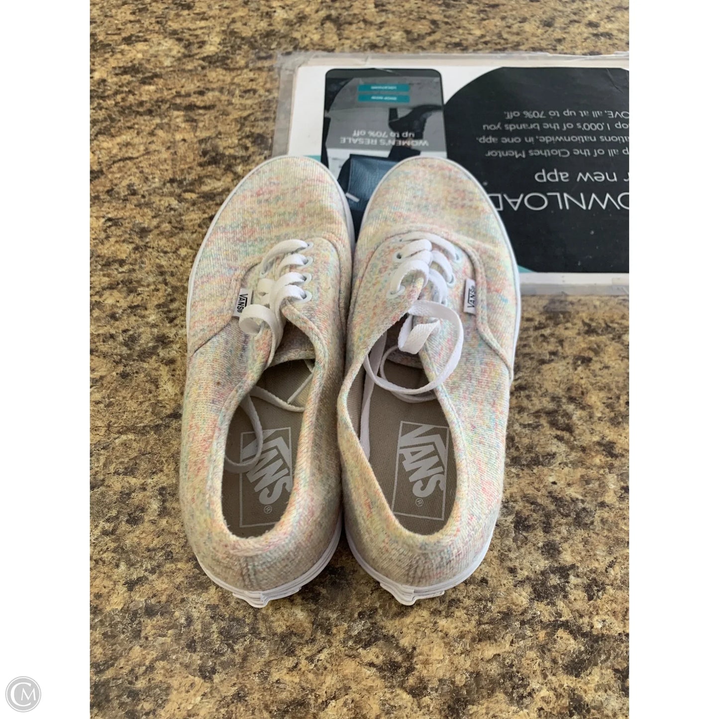 Shoes Athletic By Vans In Multi-colored, Size: 7.5