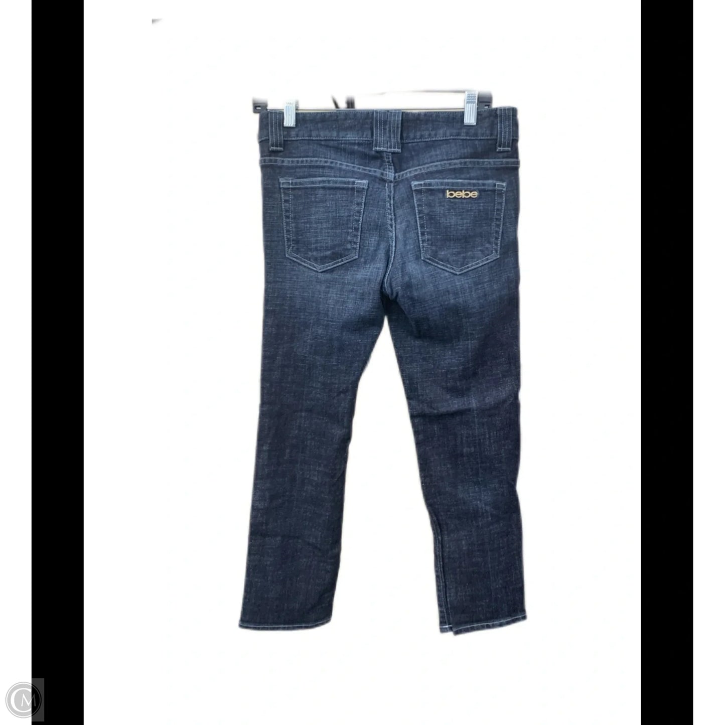 Jeans Skinny By Bebe In Blue Denim, Size: 10