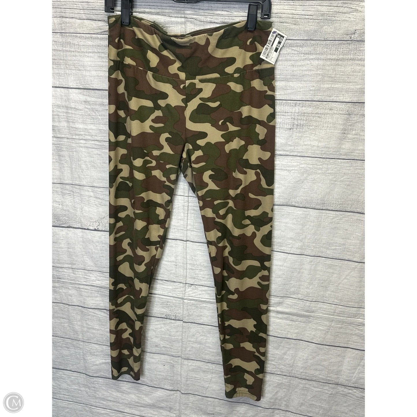 Pants Leggings By No Boundaries In Camouflage Print, Size: L