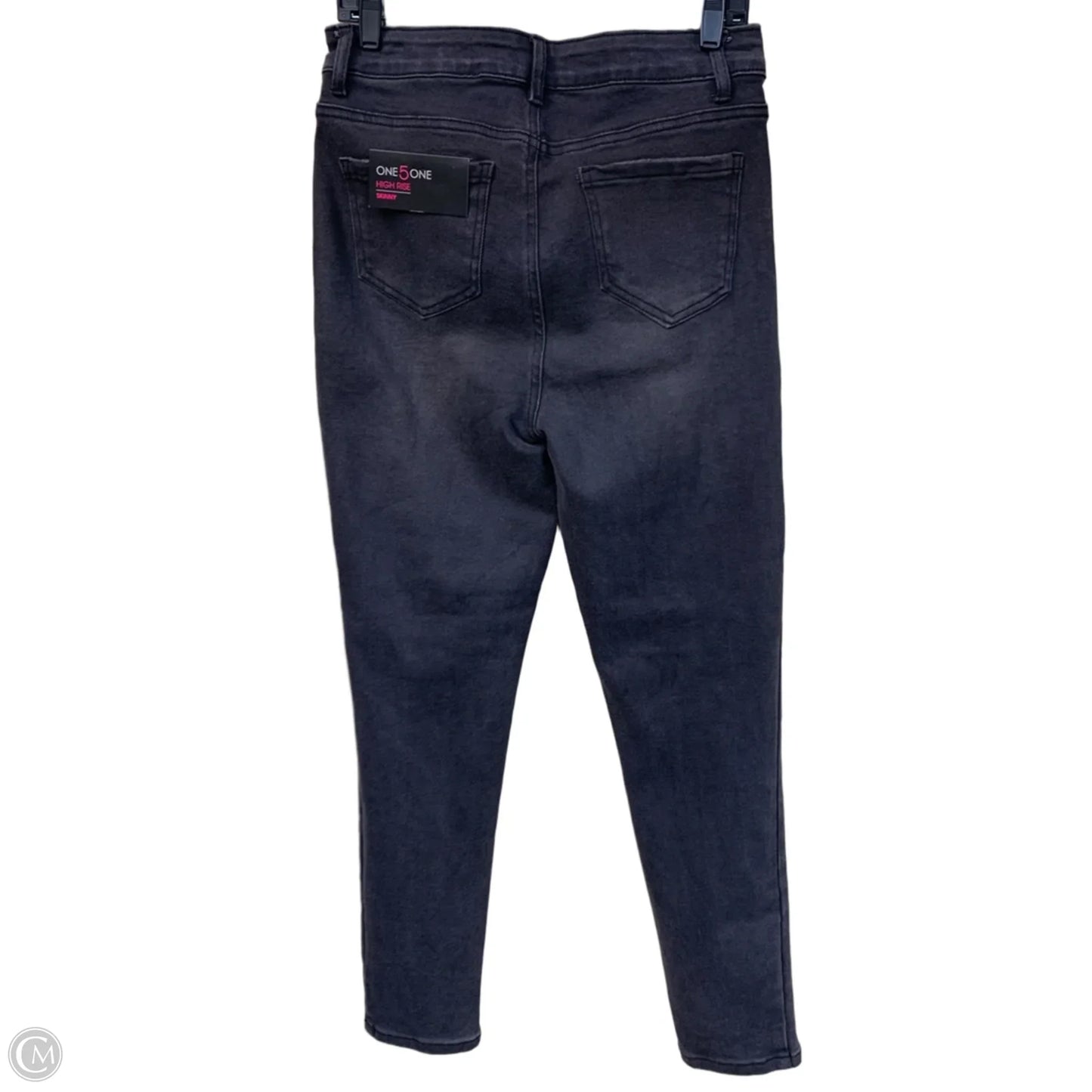 Jeans Skinny By One 5 One In Black, Size: 8
